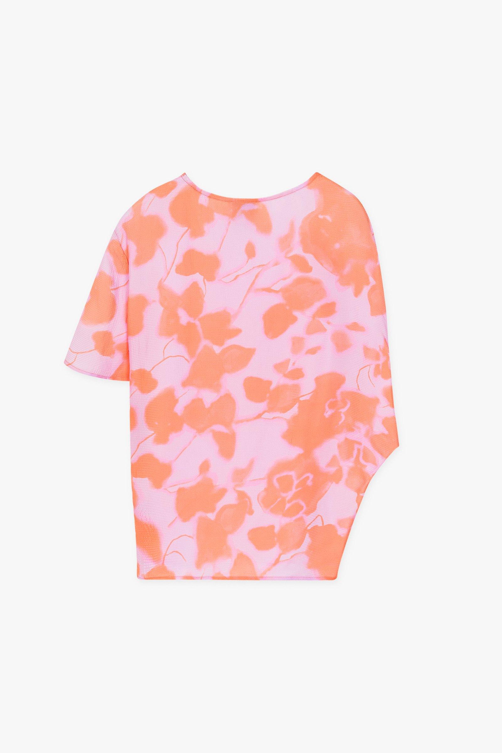 CKS Dames - INSTA - blouse lange mouwen - feloranje