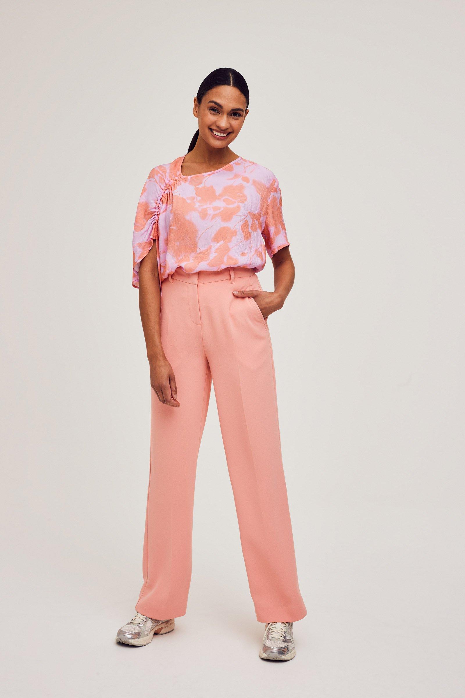 CKS Dames - INSTA - blouse lange mouwen - feloranje