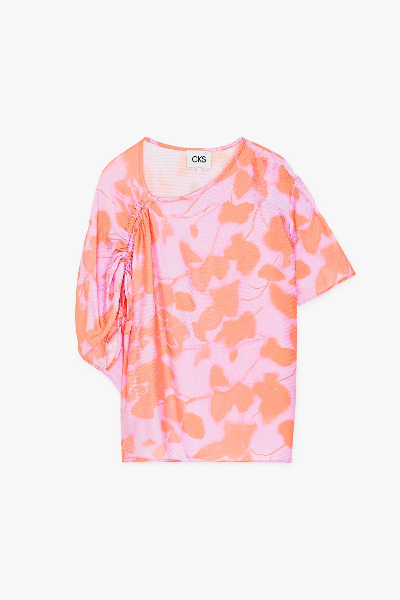 CKS Dames - INSTA - blouse lange mouwen - feloranje
