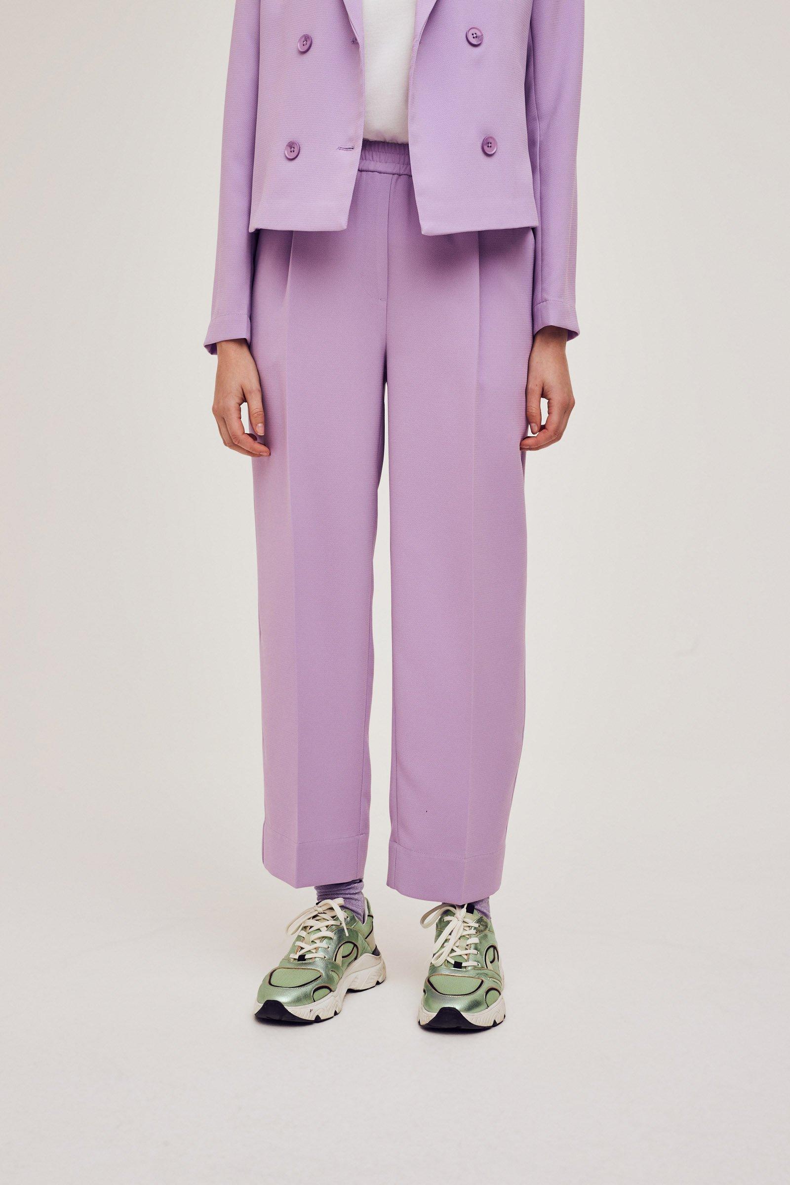 CKS Dames - SAGE - pantalon à la cheville - lilas