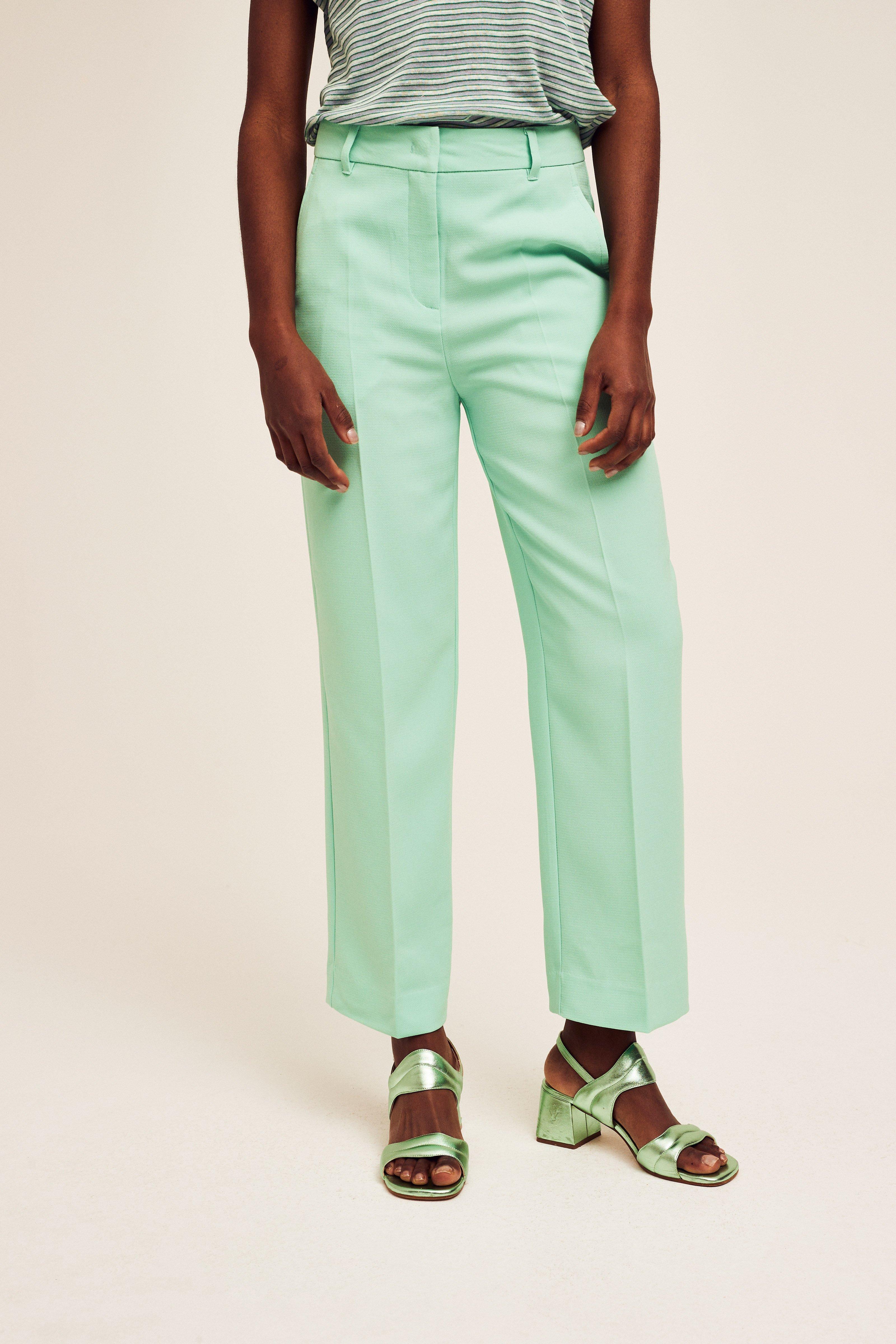 CKS Dames - TONKS - pantalon à la cheville - vert clair