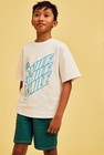 CKS Kids - KAPITEIN - t-shirt short sleeves - white