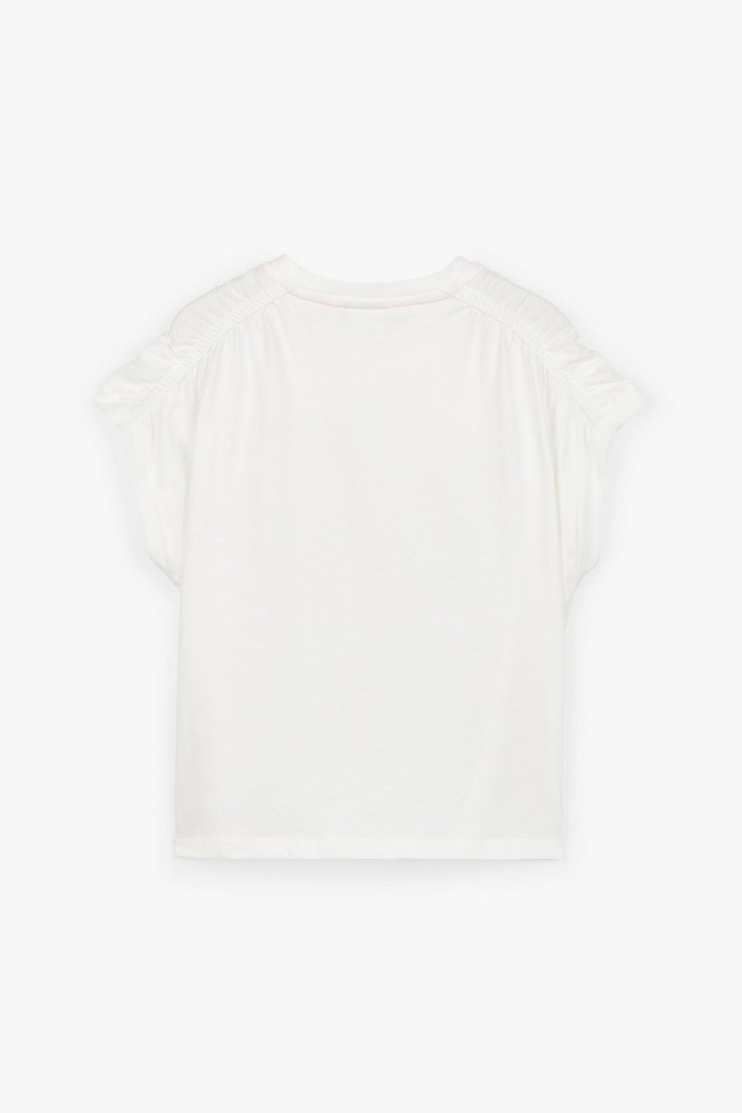 CKS Kids - MILA - t-shirt short sleeves - white
