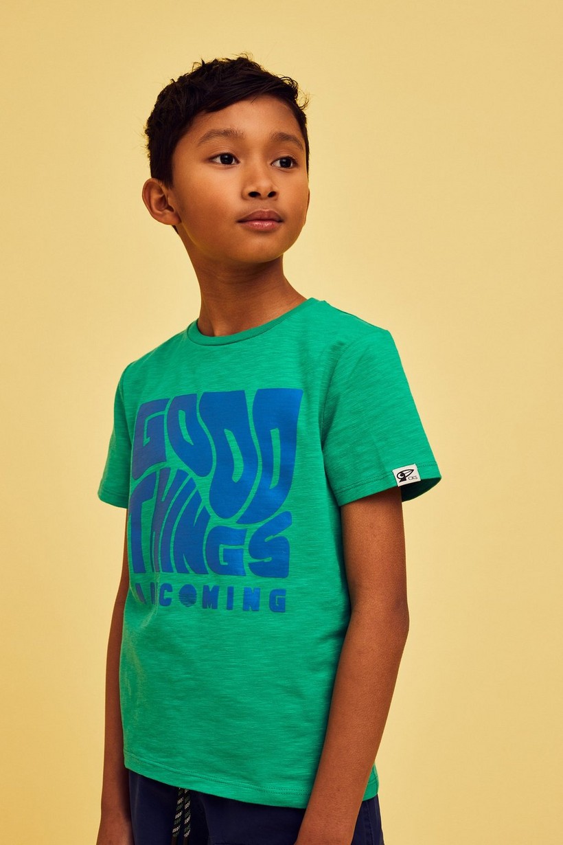 CKS Kids - YELTA - t-shirt short sleeves - green