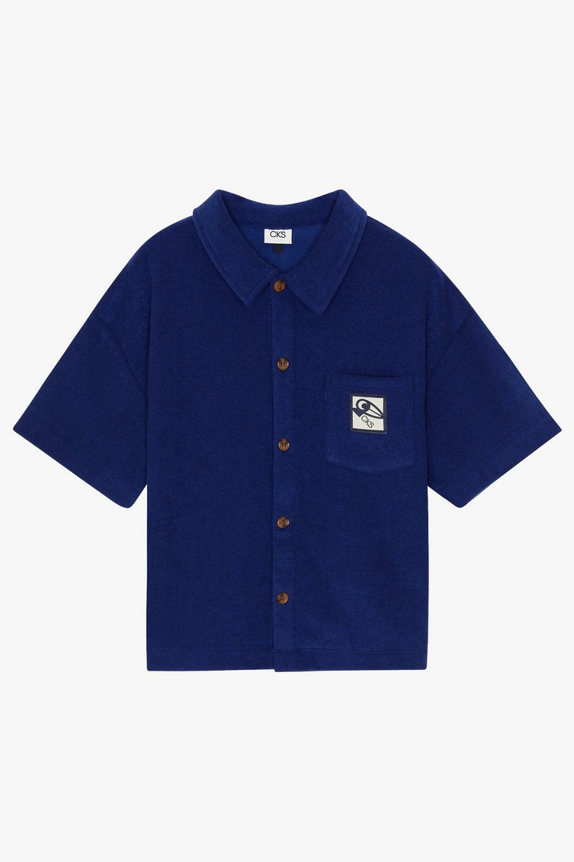 CKS Kids - KART - chemise à manches courtes - bleu foncé