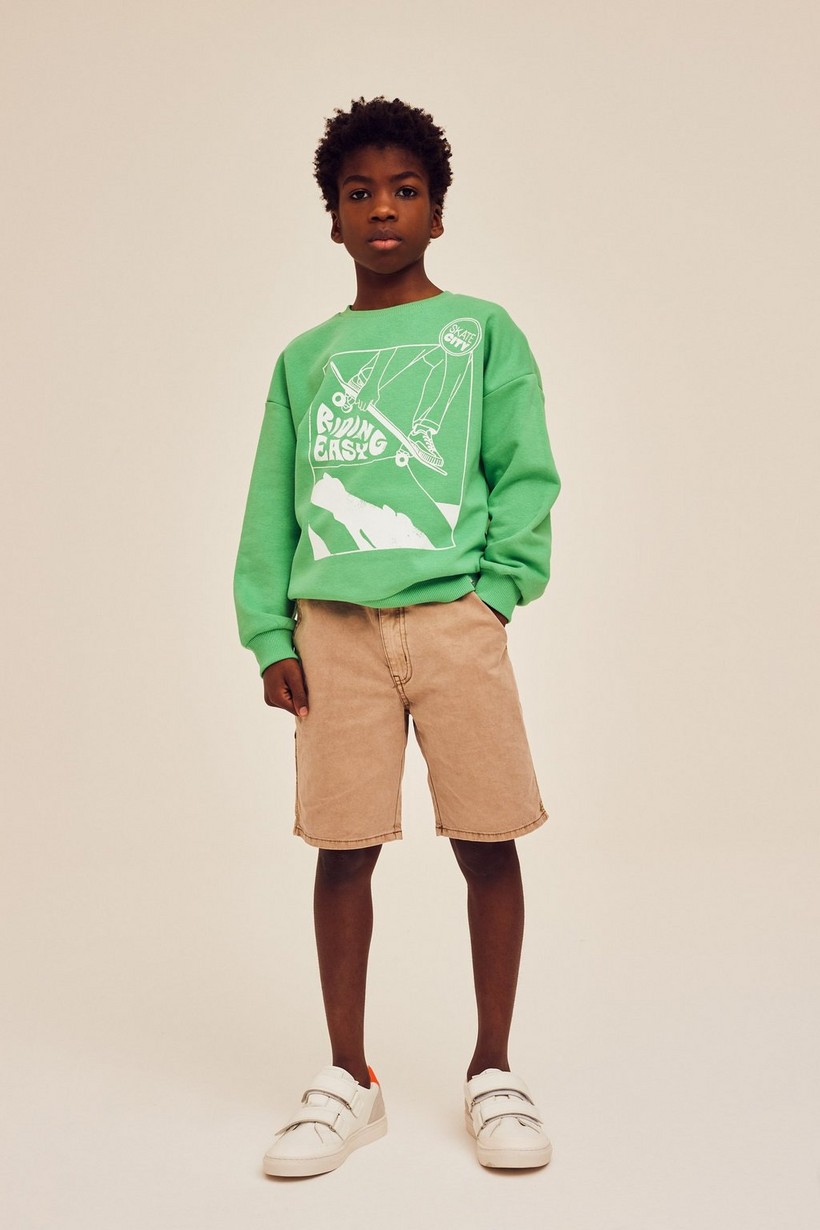 CKS Kids - DRAW - sweater - green