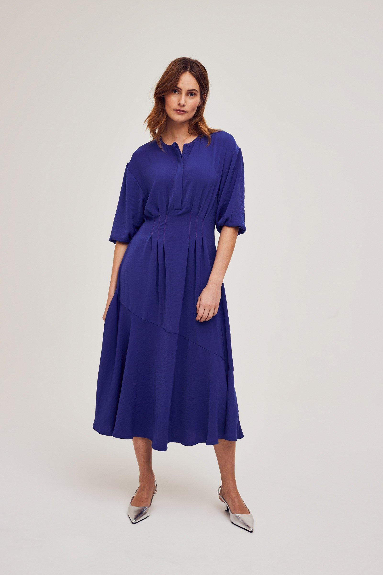 CKS Dames - IVY - Midi-Kleid - Blau