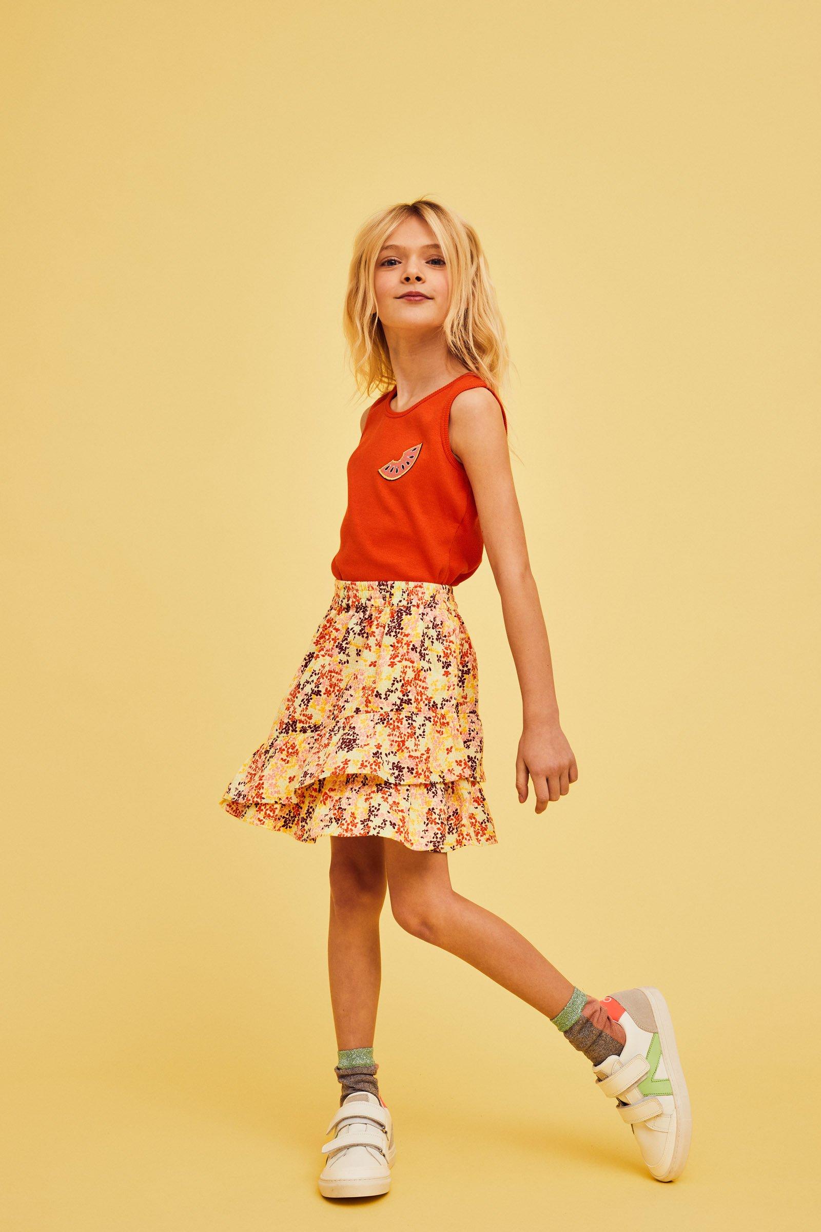 CKS Kids - MALU - t-shirt à manches courtes - rouge vif
