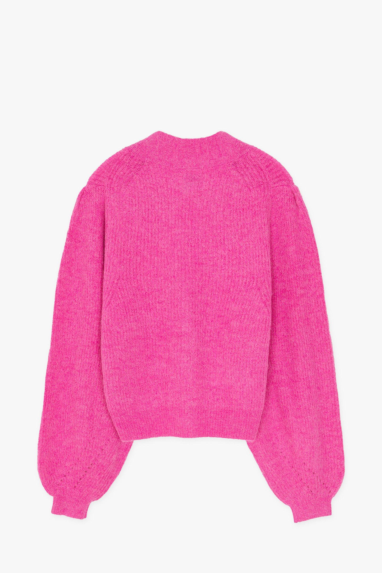 CKS Dames - LOUKALONG - Strickjacke - Rosa