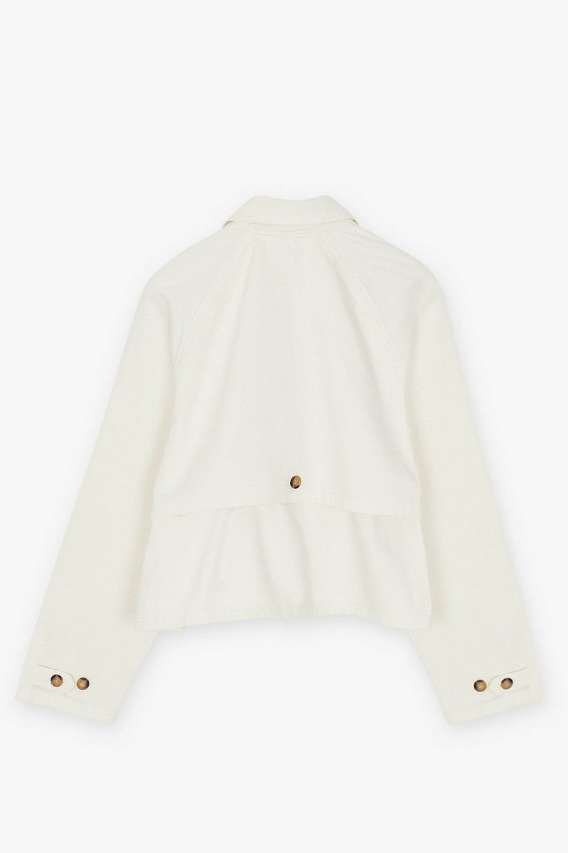 CKS Dames - SAIRA - denim jacket - light beige