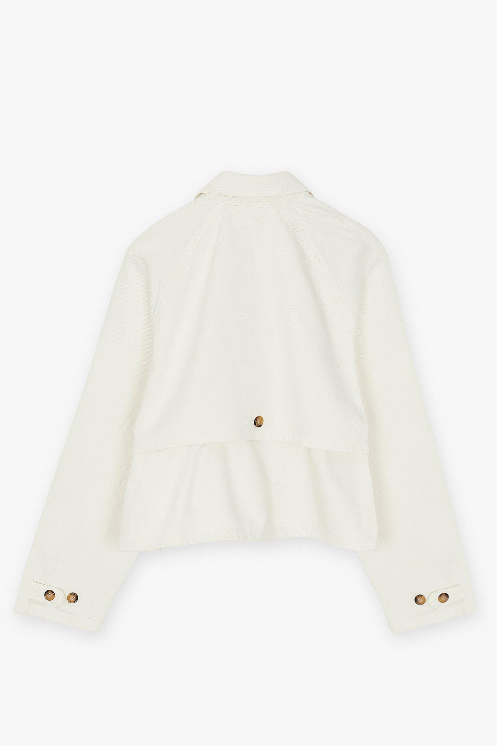 CKS Dames - SAIRA - Denimjacke - Hellbeige