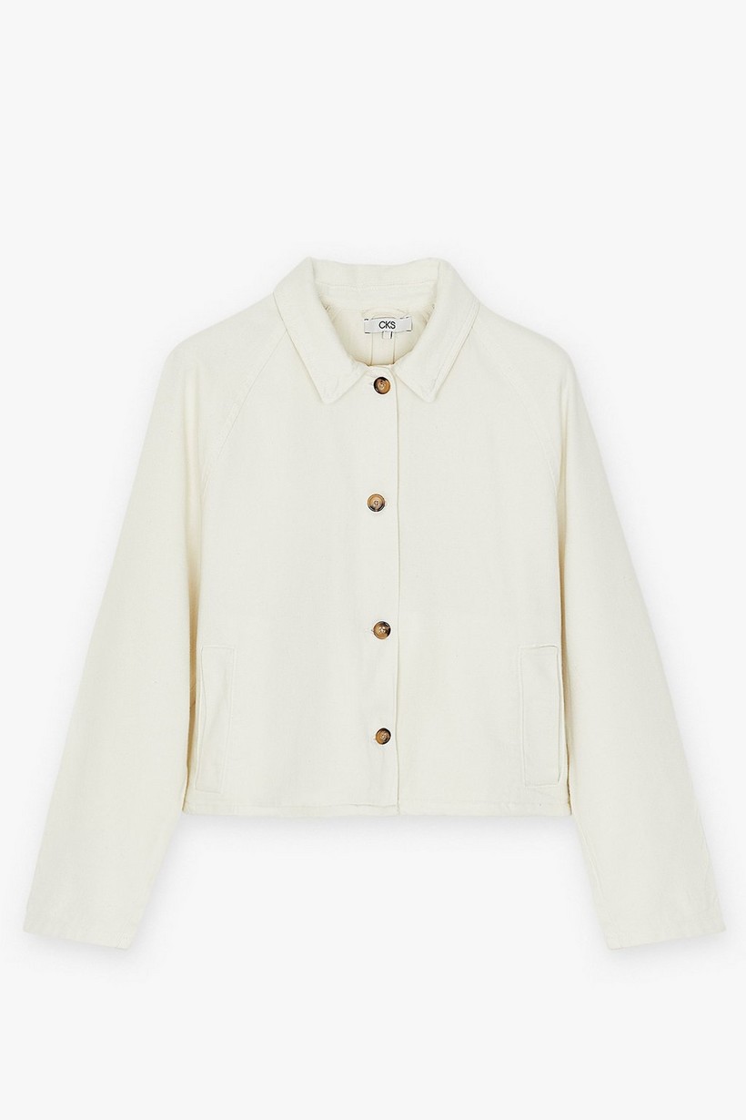CKS Dames - SAIRA - veste en jean - beige clair
