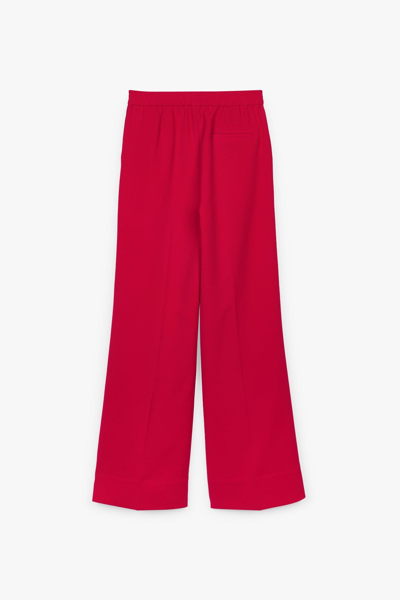 CKS Dames - SAIGOS - pantalon long - rouge vif
