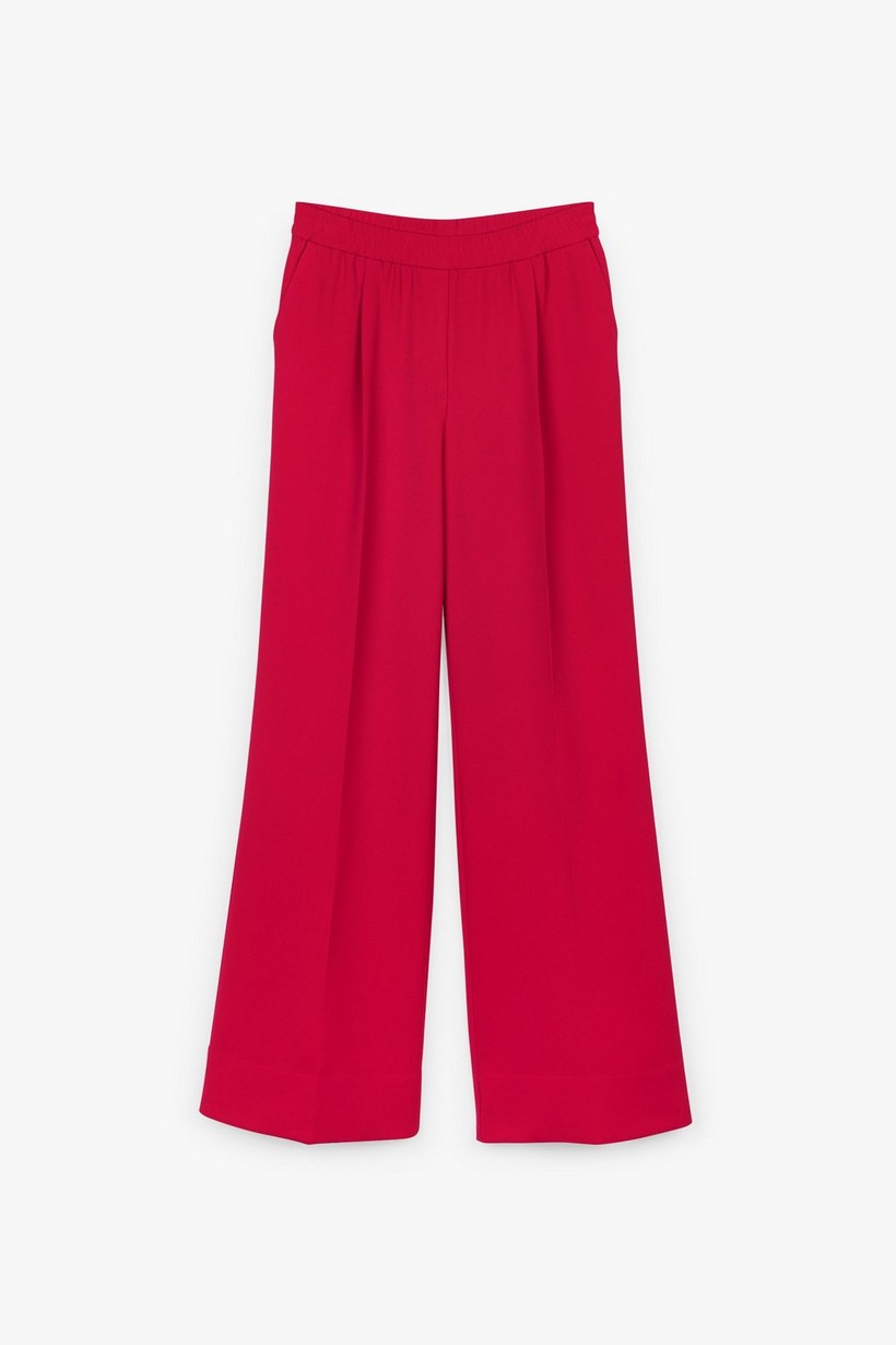CKS Dames - SAIGOS - pantalon long - rouge vif