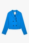 CKS Dames - SAGARUS - korte blazer - intens blauw
