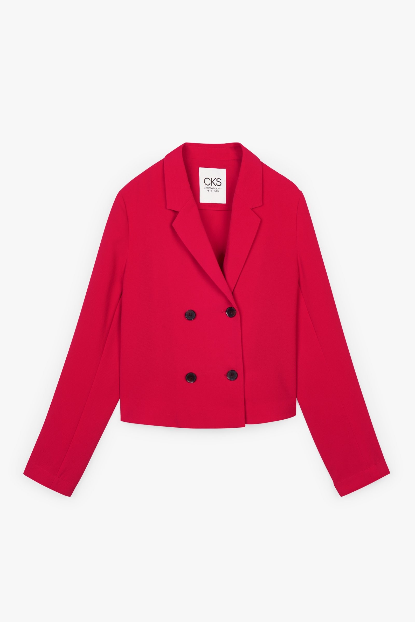 CKS Dames - SAGARUS - blazer court - rouge vif