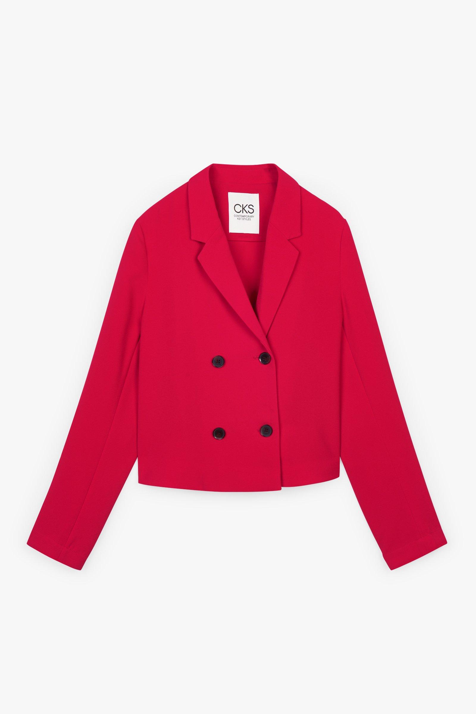 CKS Dames - SAGARUS - korte blazer - intens rood