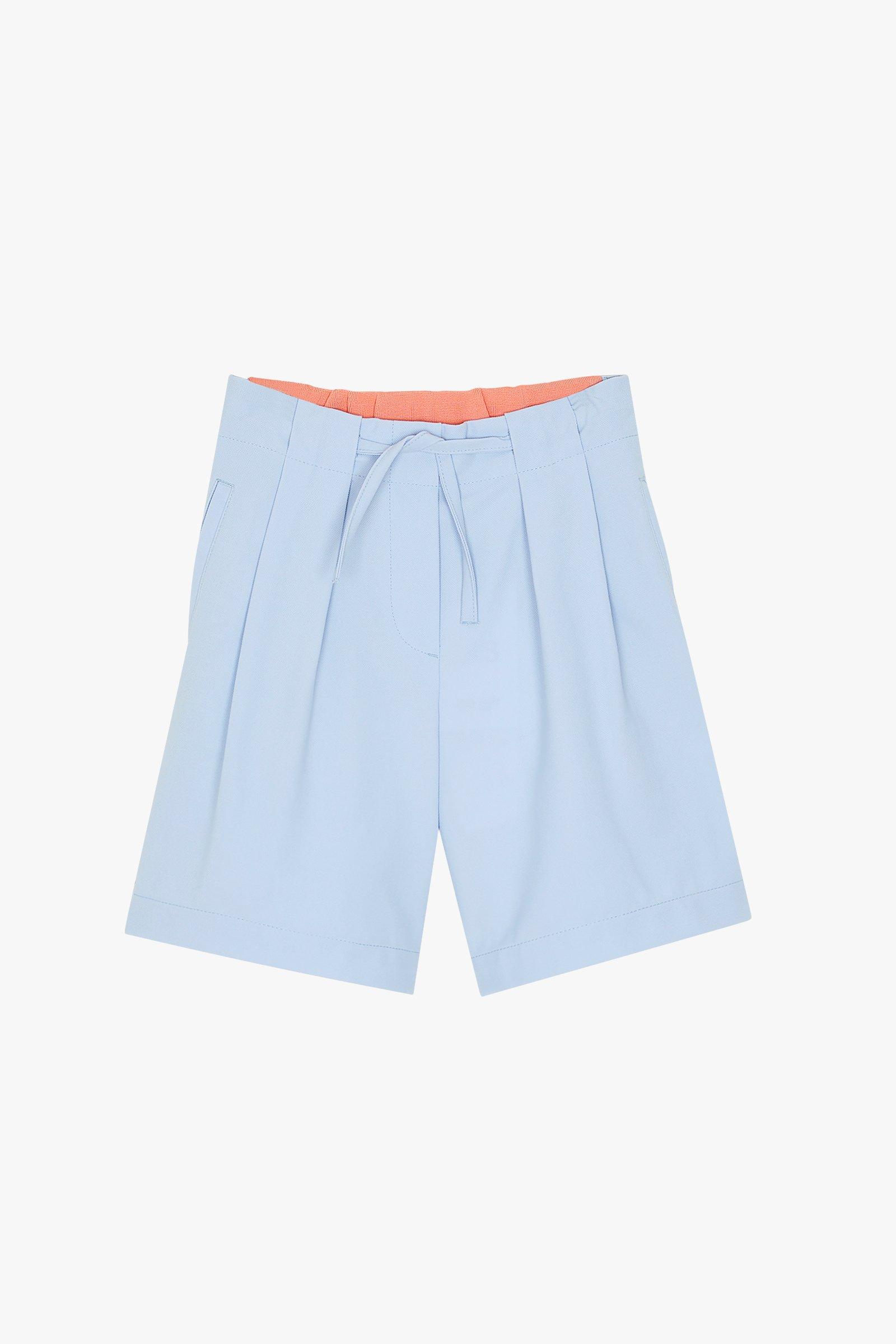 CKS Kids - MISTY - bermuda long - bleu clair