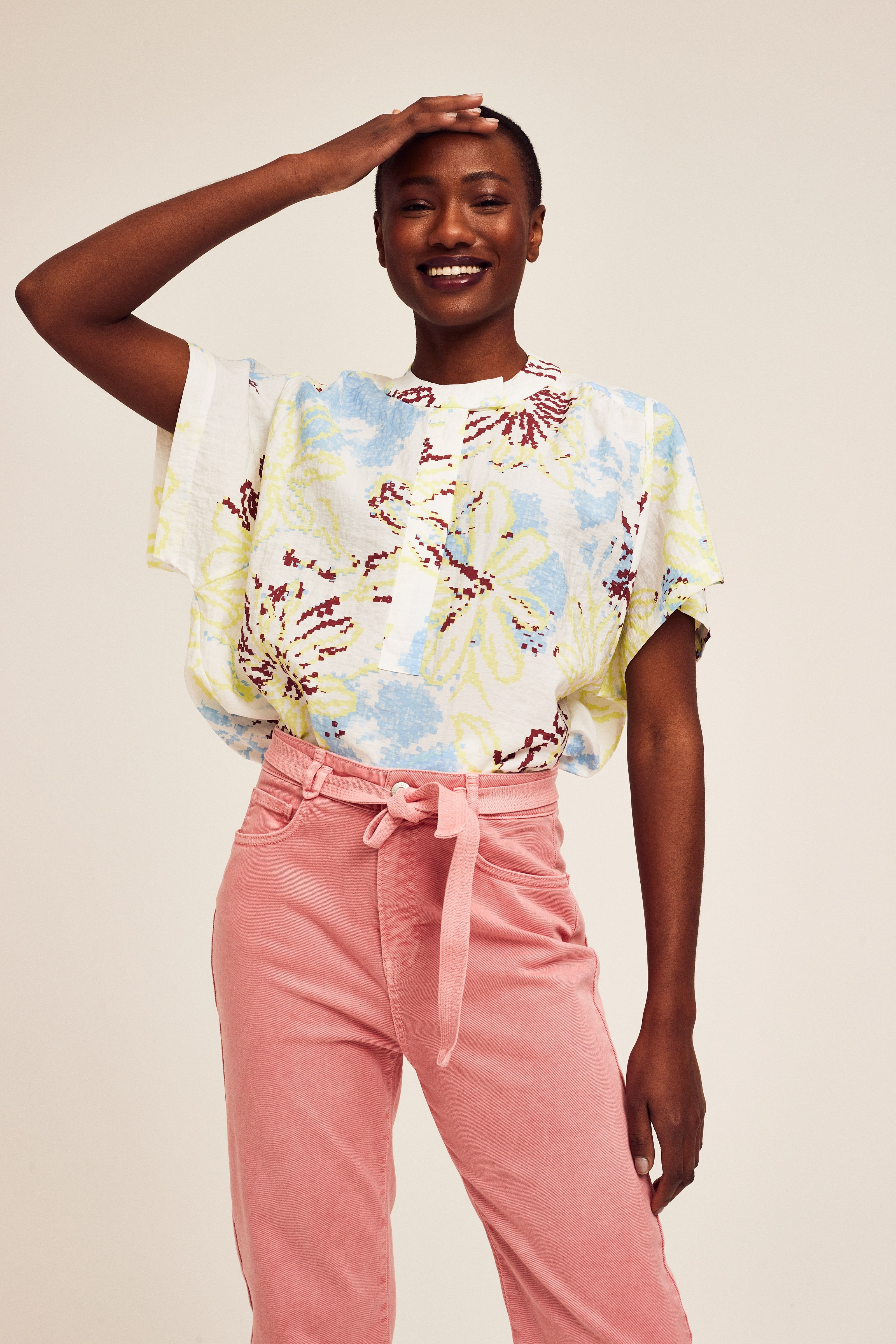 LEDO - blouse korte meerkleurig | CKS Fashion