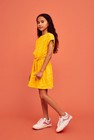CKS Kids - EMON - korte jurk - geel