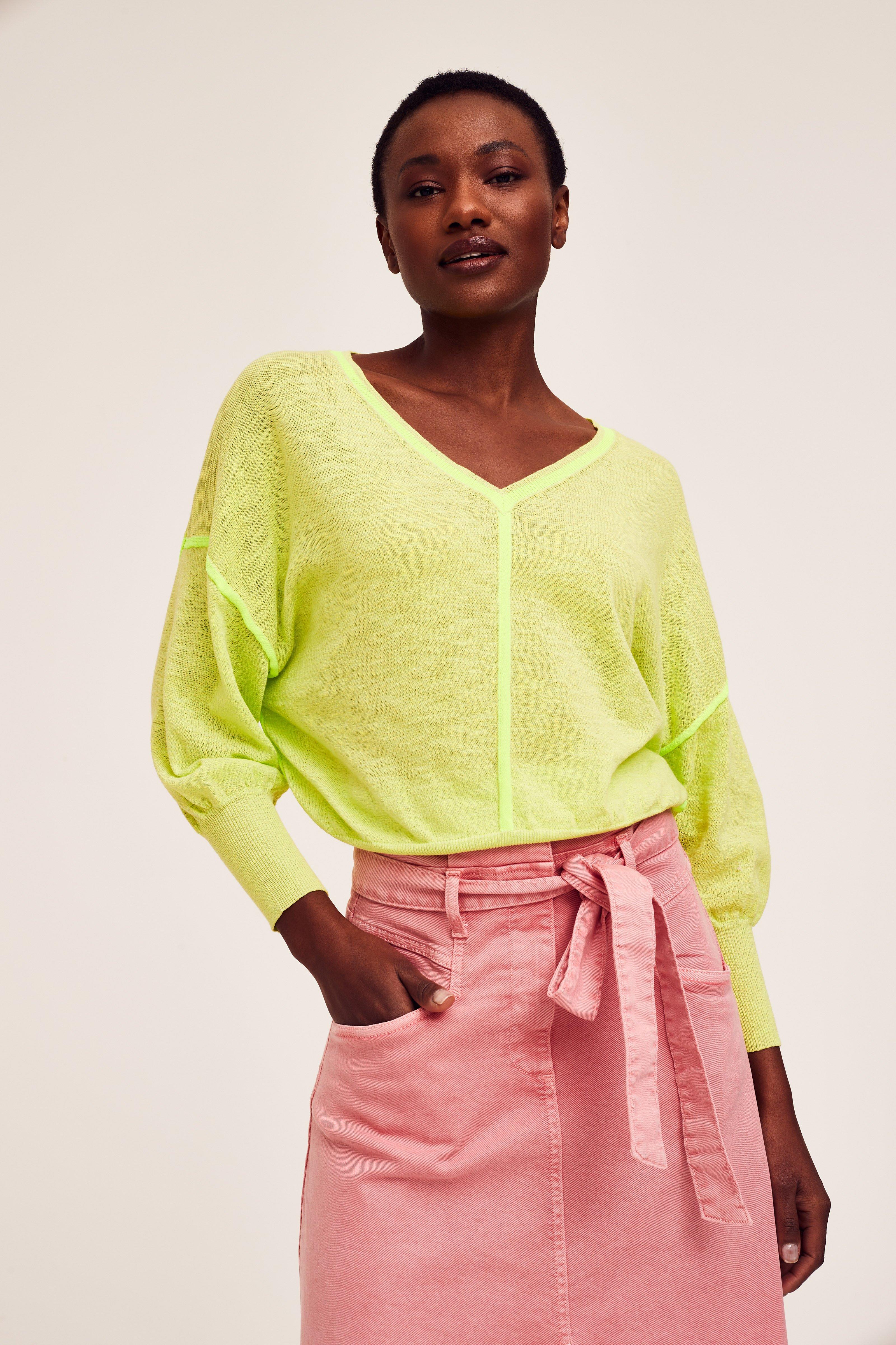 CKS Dames - PHANTA - pullover - vert vif