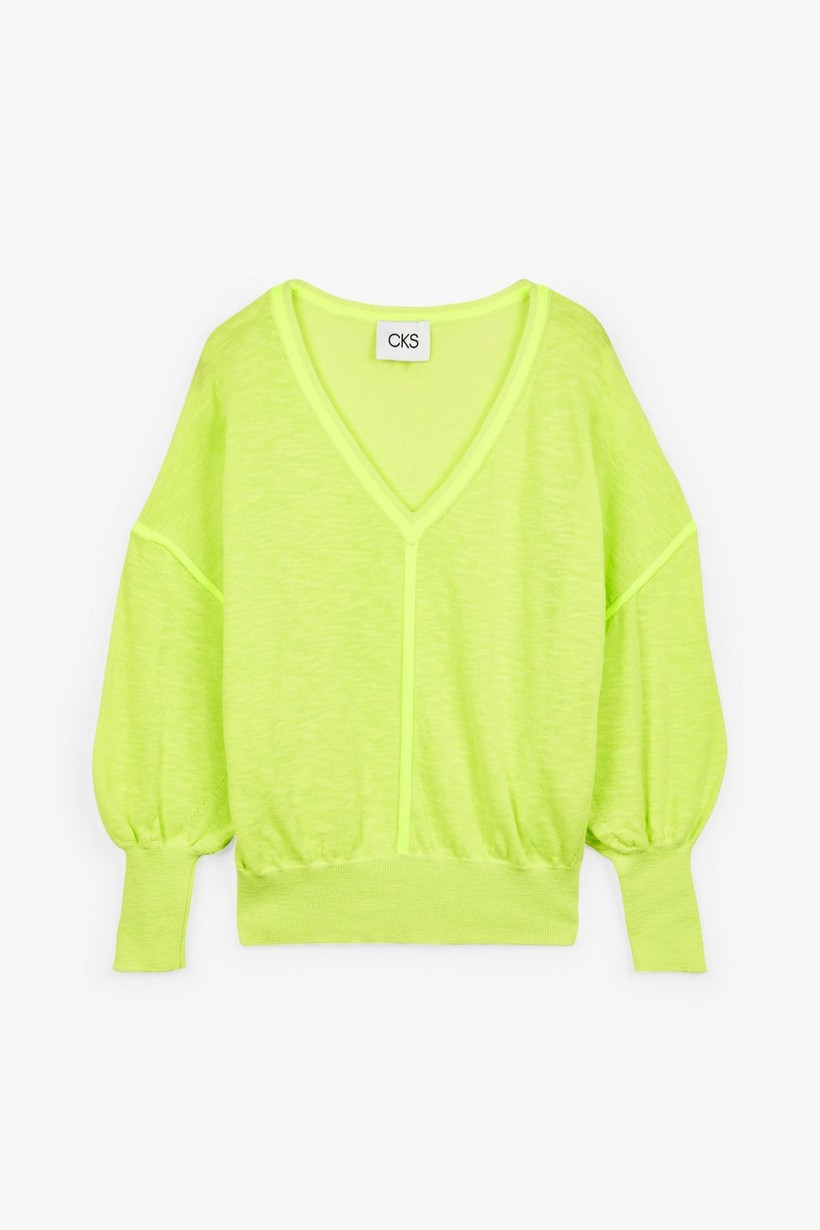 CKS Dames - PHANTA - pullover - bright green