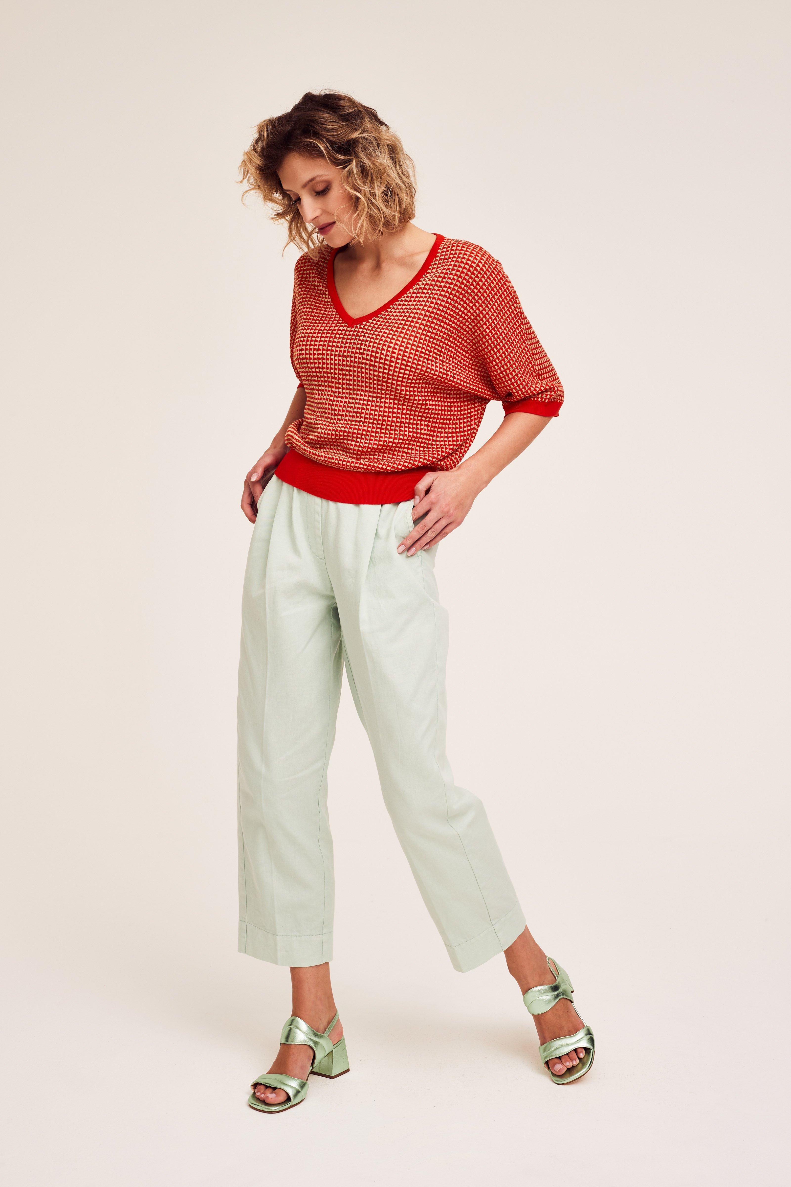 CKS Dames - PRIK - Stricktop - Rot