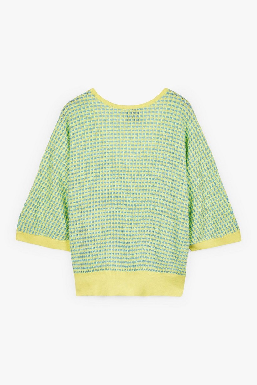 CKS Dames - PRIK - knitted top - light green