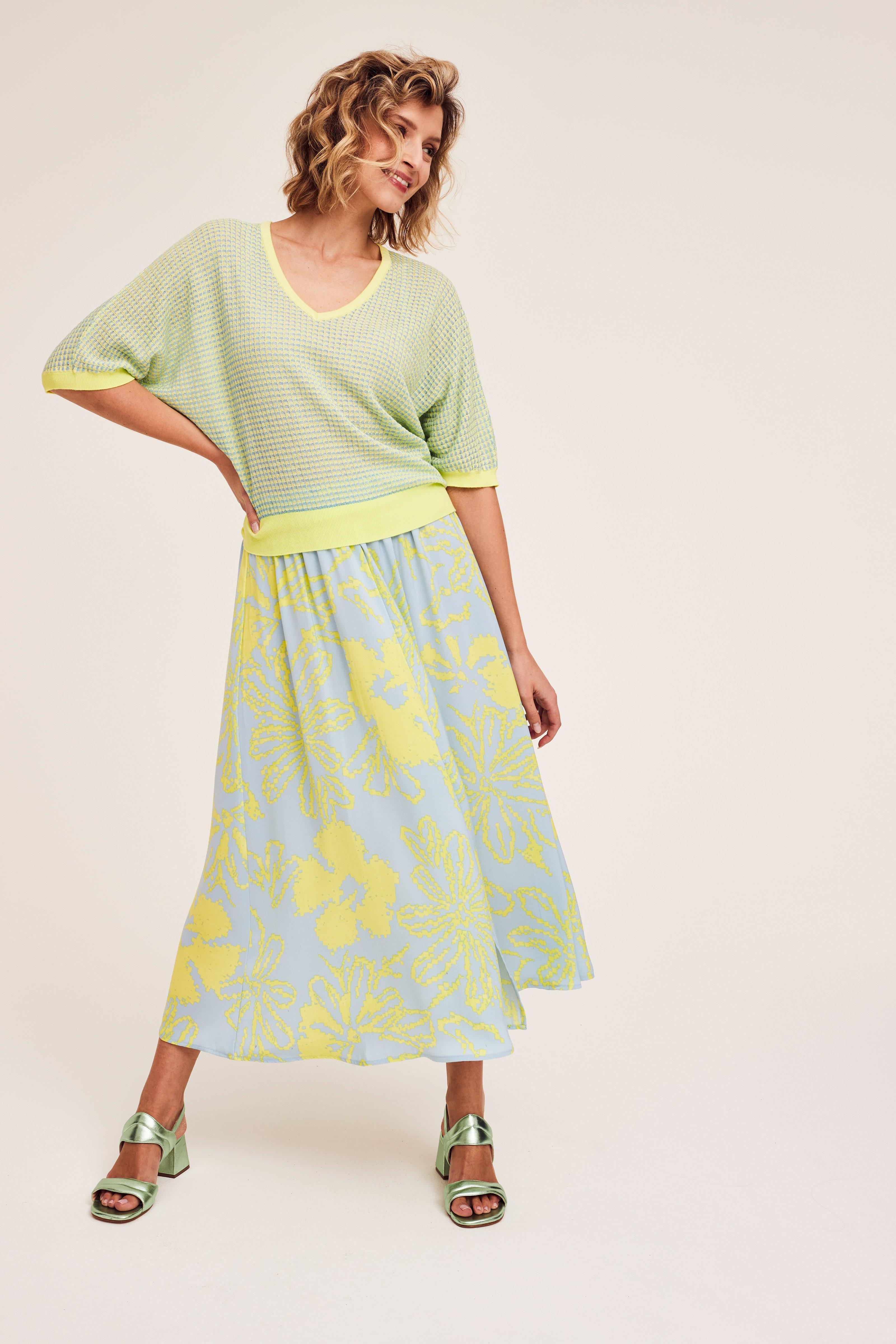 CKS Dames - PRIK - knitted top - light green