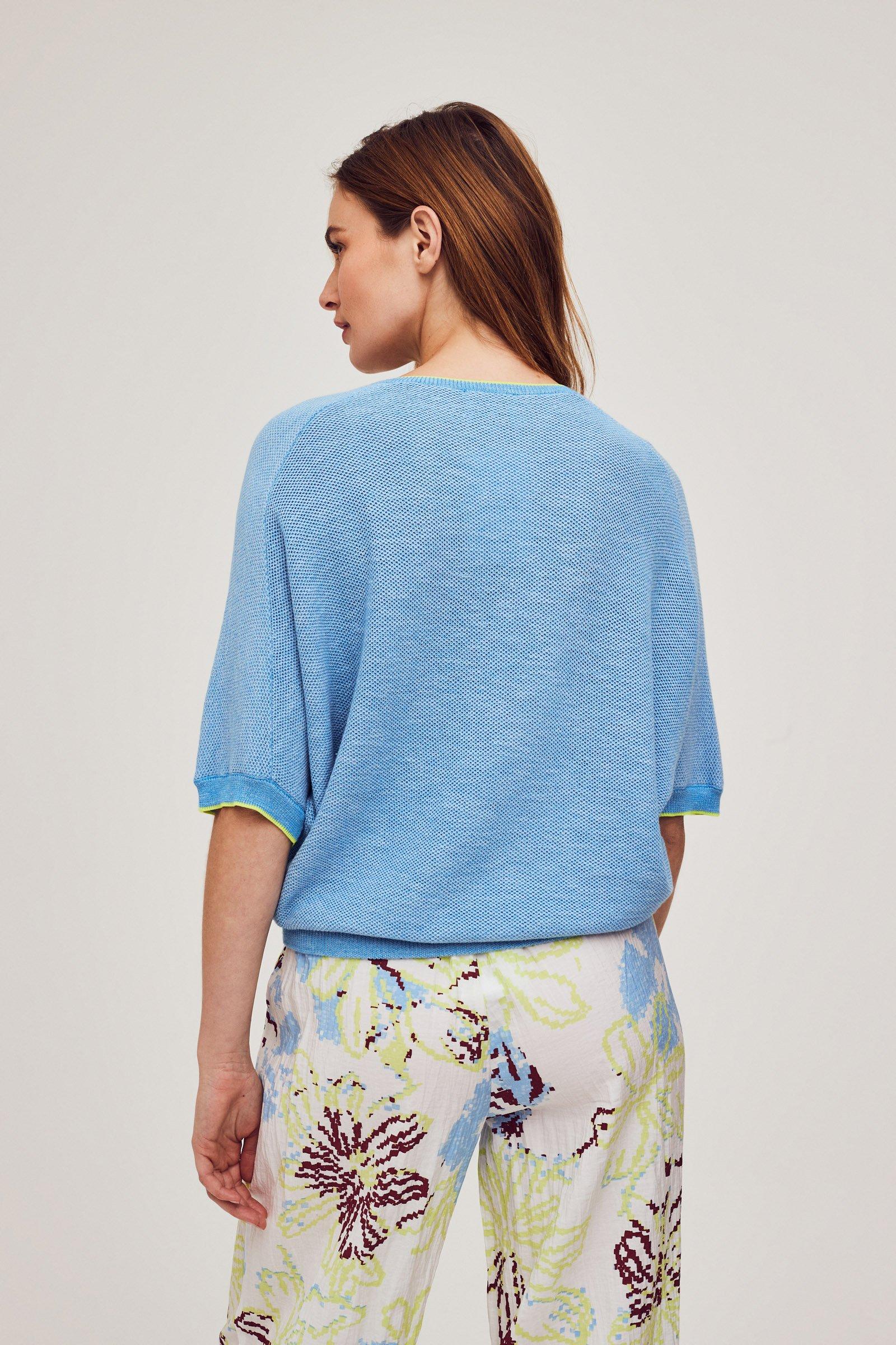 CKS Dames - PRATT - knitted top - blue
