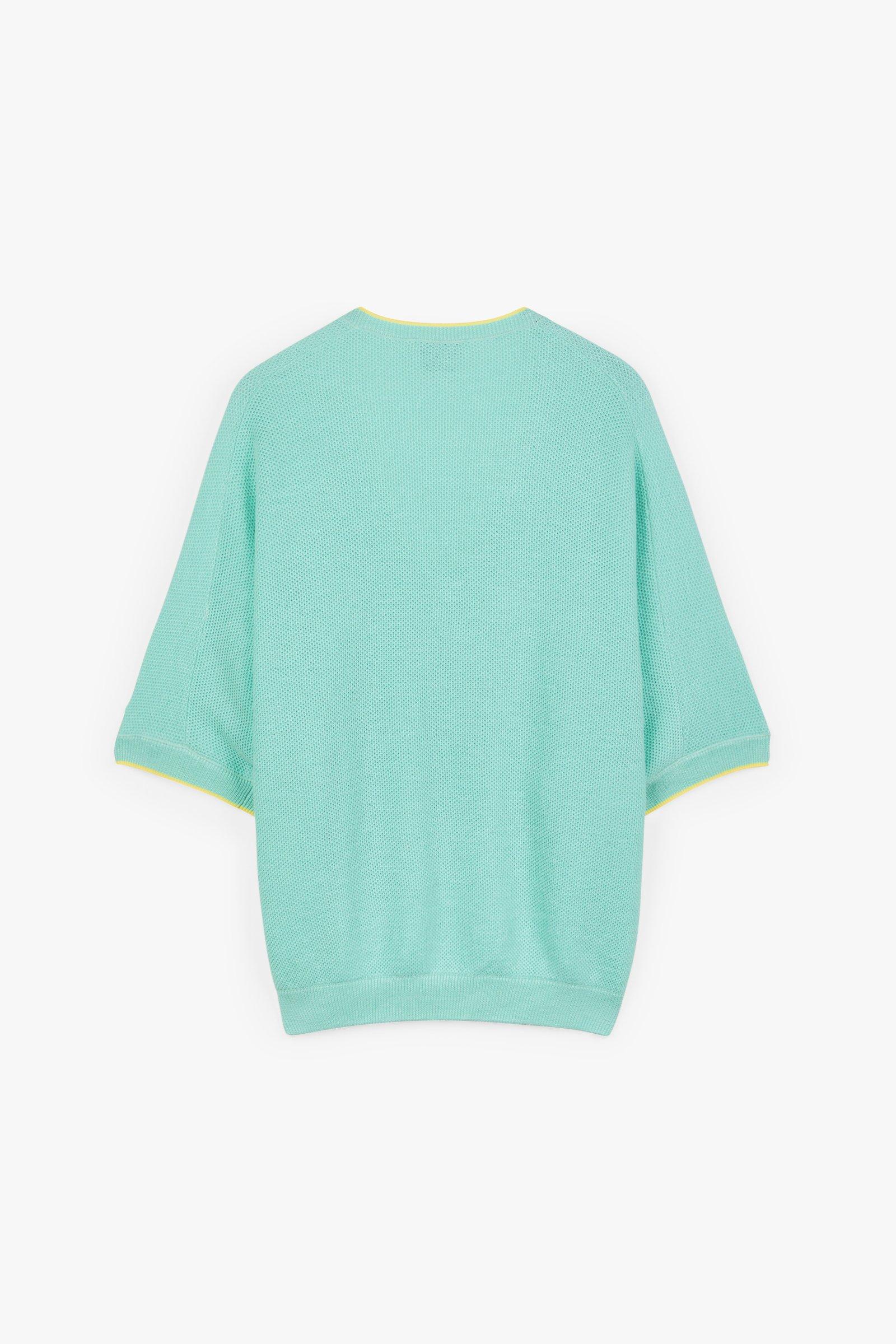 CKS Dames - PRATT - knitted top - light blue