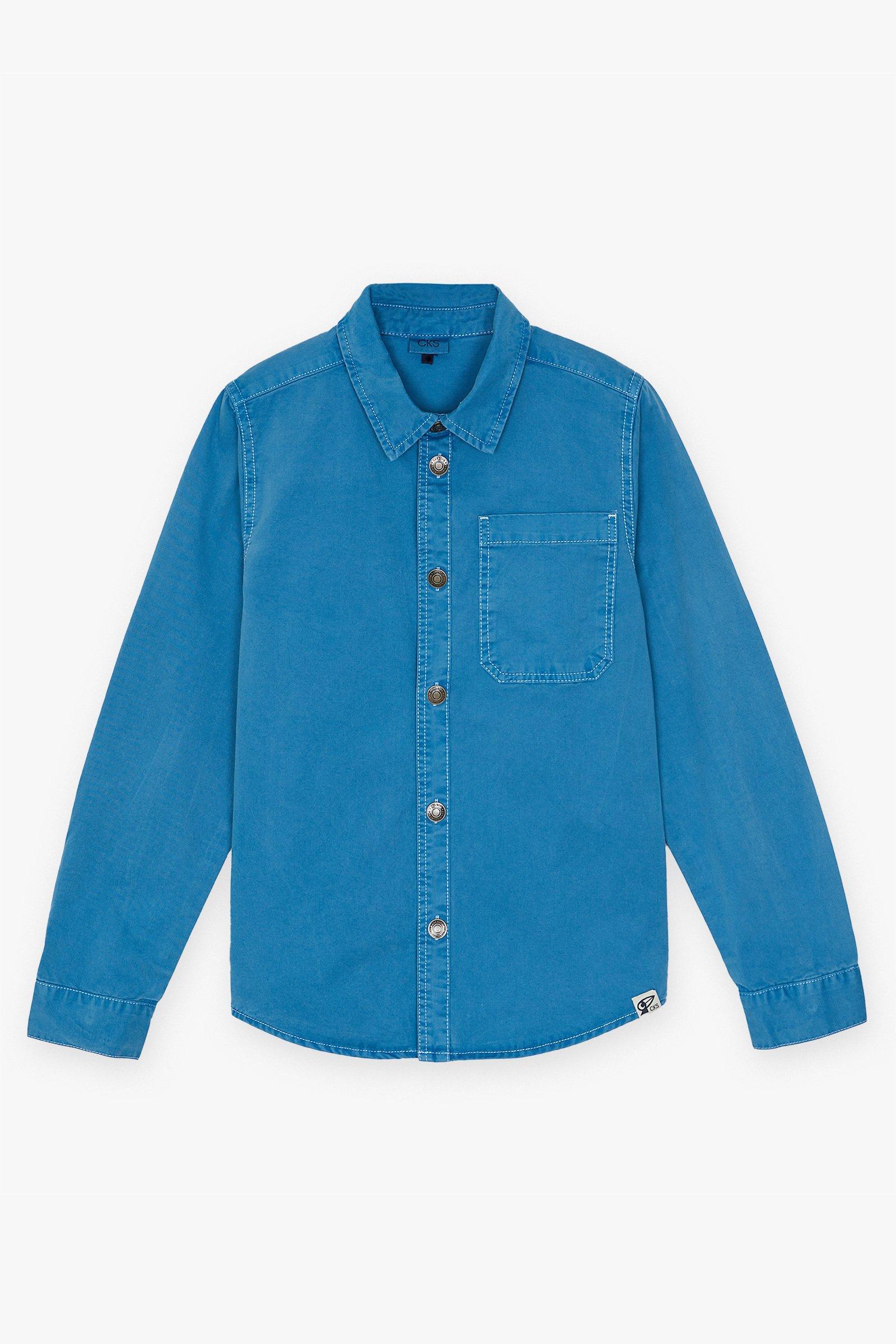 CKS Kids - KALEB - chemise à manches longues - bleu