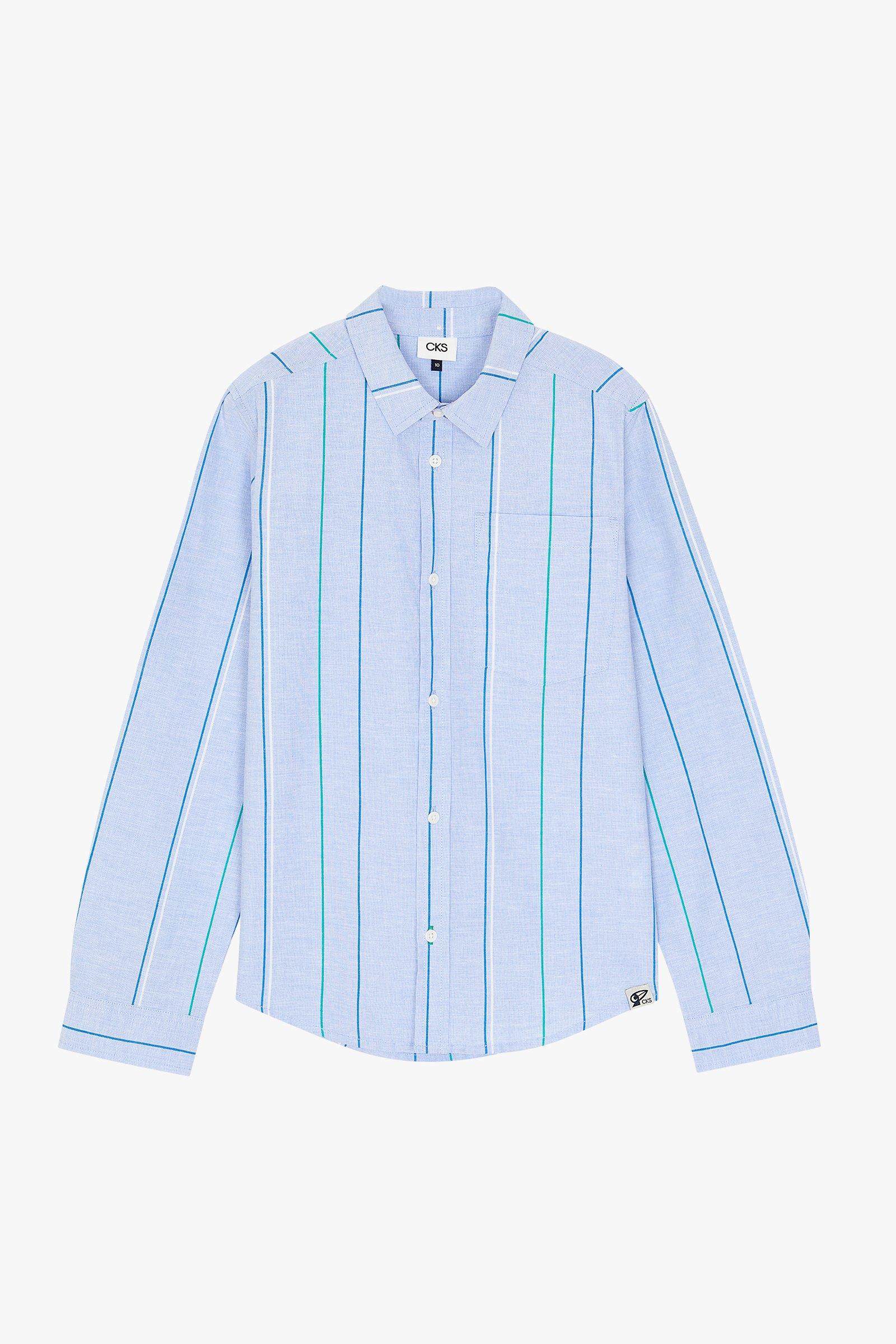 CKS Kids - BOTAN - chemise à manches longues - bleu clair