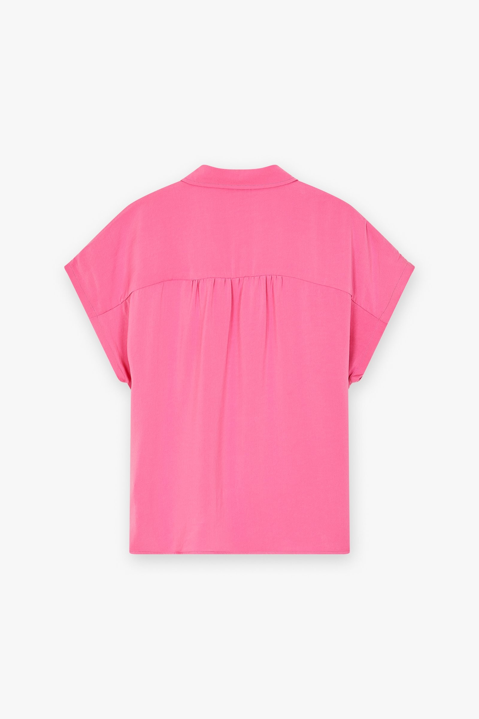 CKS Dames - ECHO - blouse korte mouwen - roze