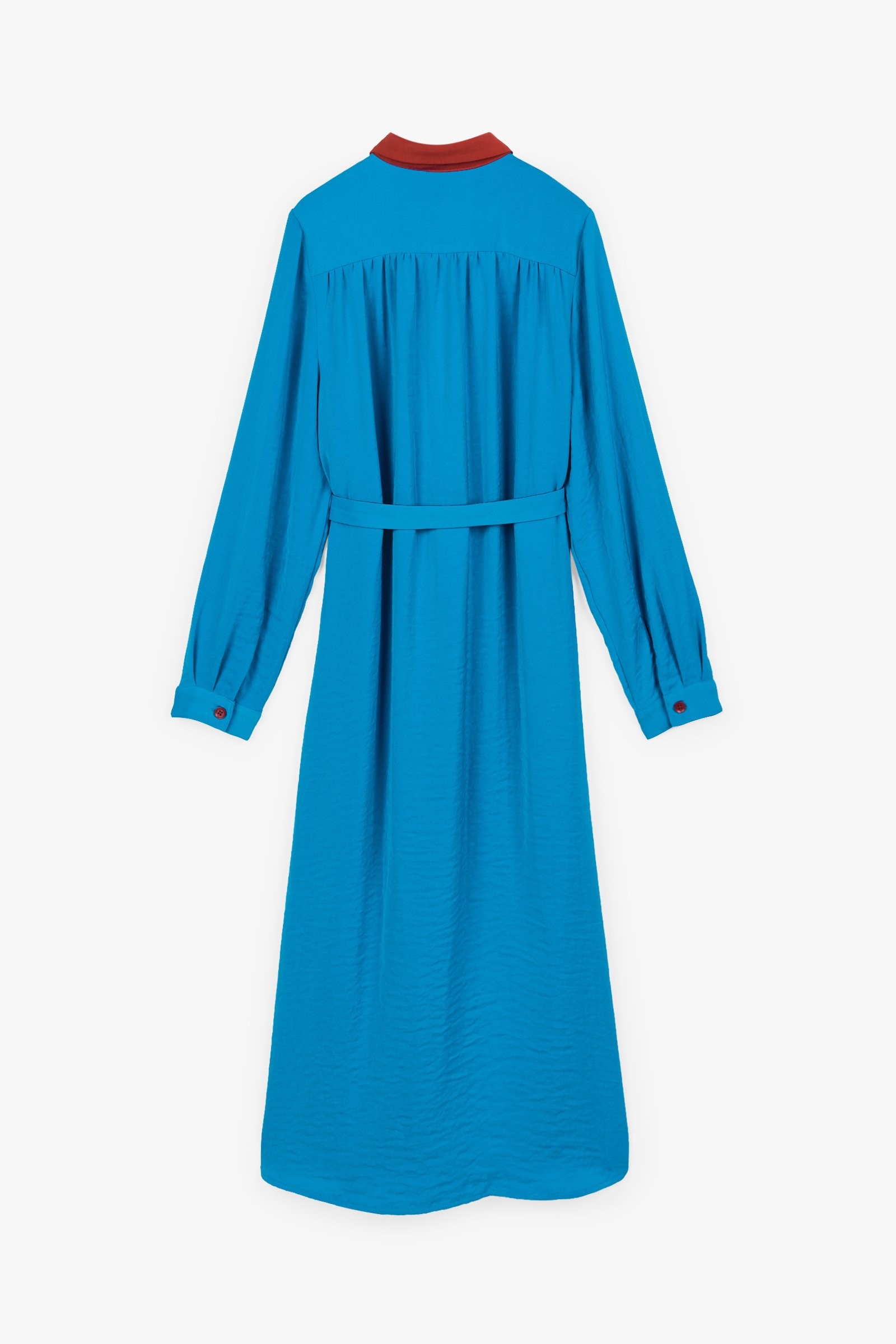 CKS Dames - LAPIS - lange jurk - intens blauw