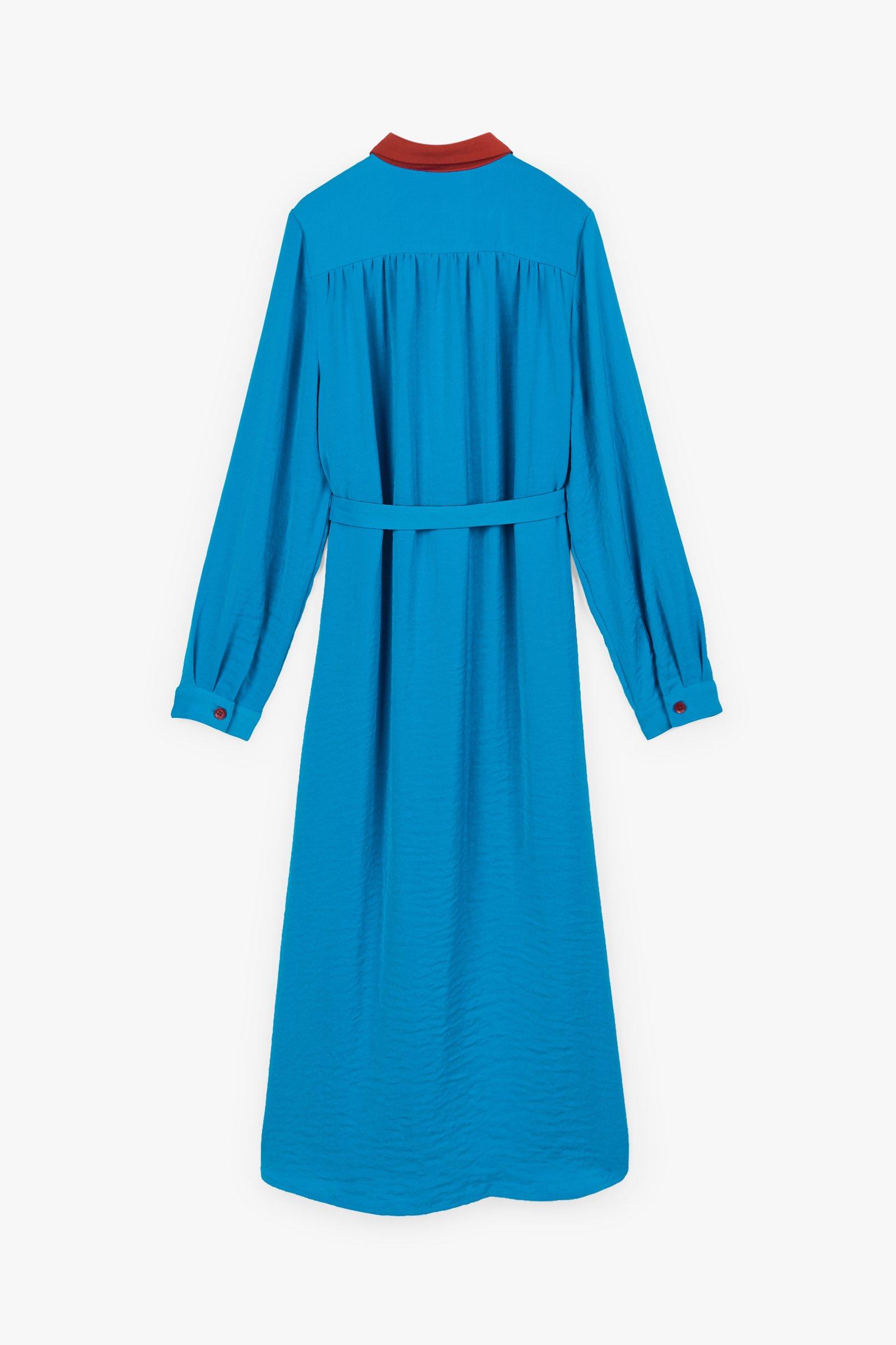 CKS Dames - LAPIS - robe longue - bleu vif