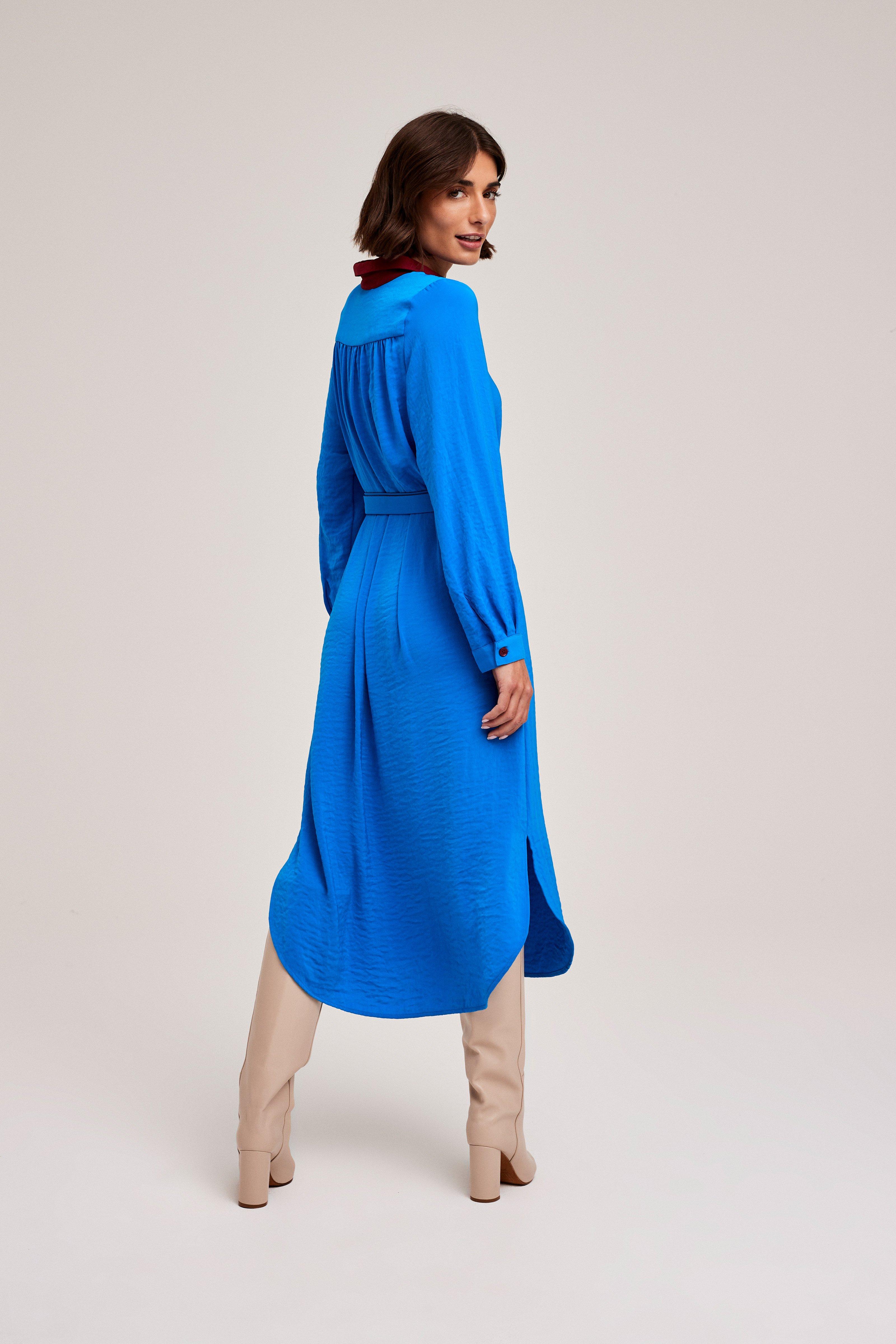 CKS Dames - LAPIS - long dress - vivid blue