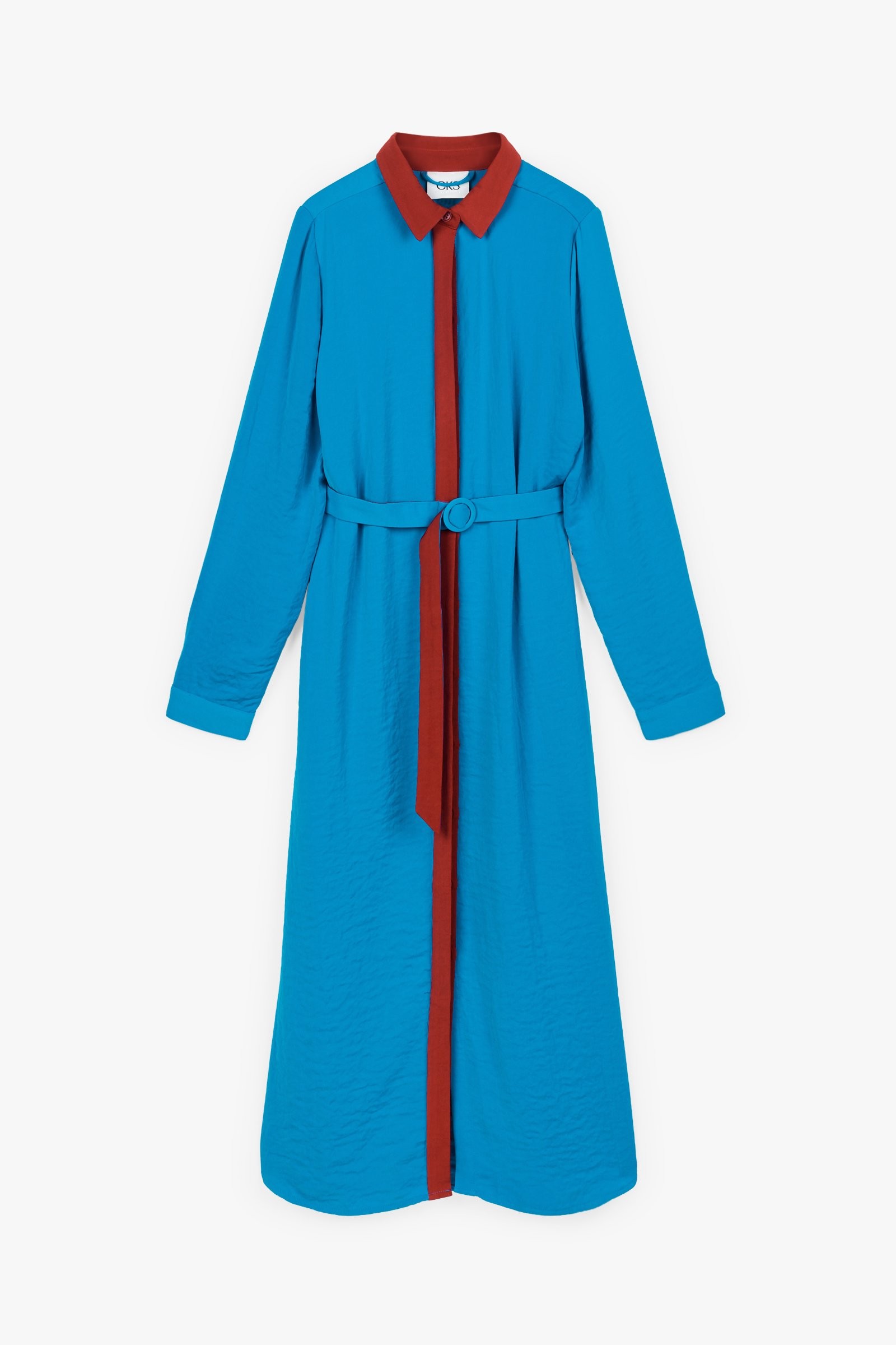 CKS Dames - LAPIS - lange jurk - intens blauw