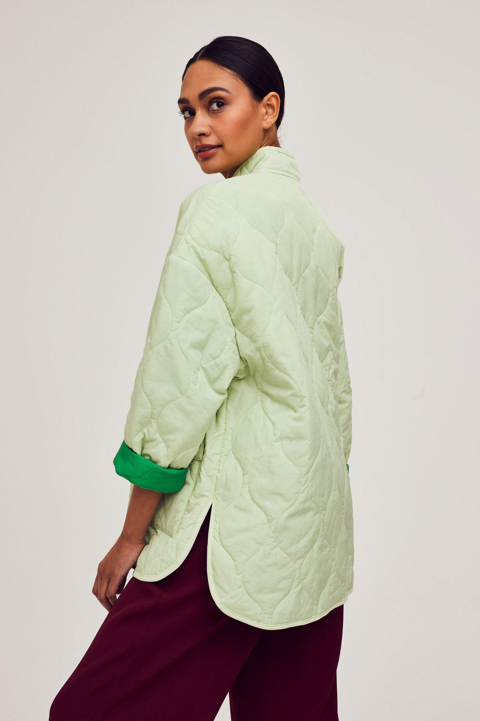 CKS Dames - BREATHE - casual jas - lichtgroen