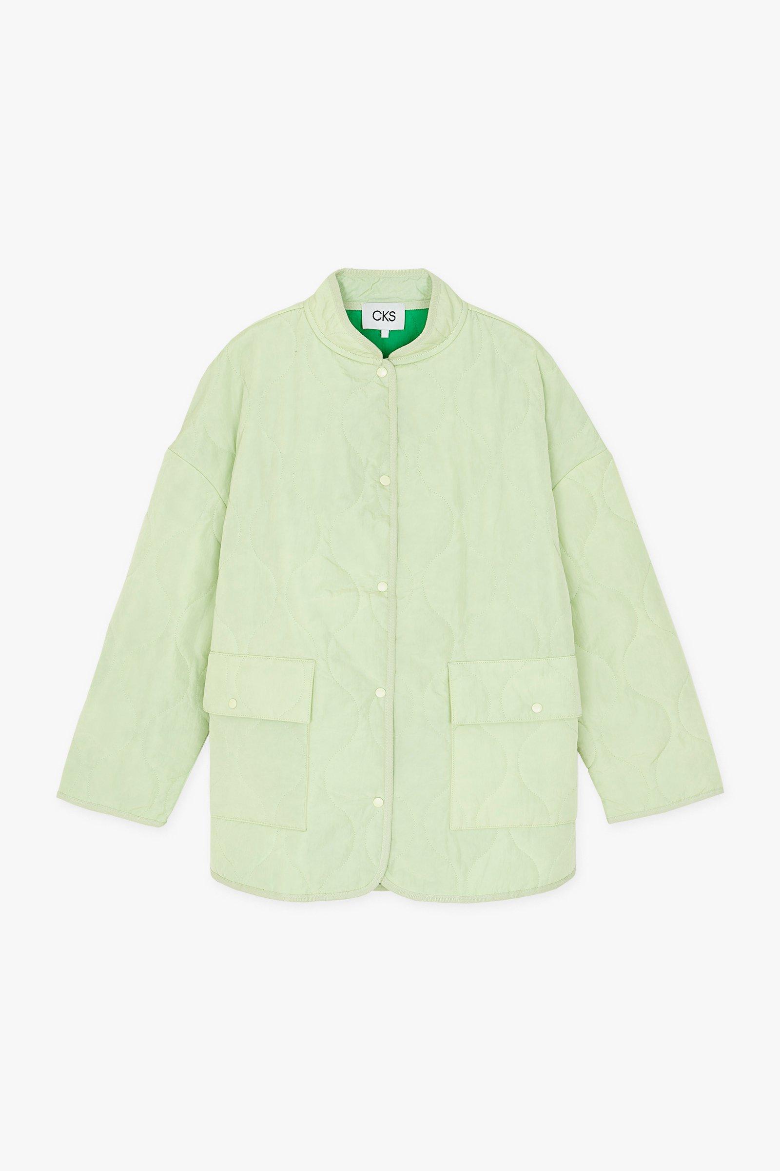 CKS Dames - BREATHE - casual jas - lichtgroen