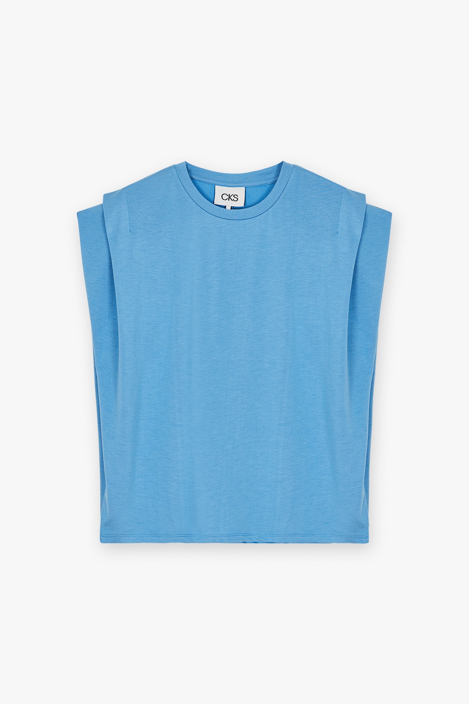 CKS Dames - PAMINA - t-shirt korte mouwen - blauw
