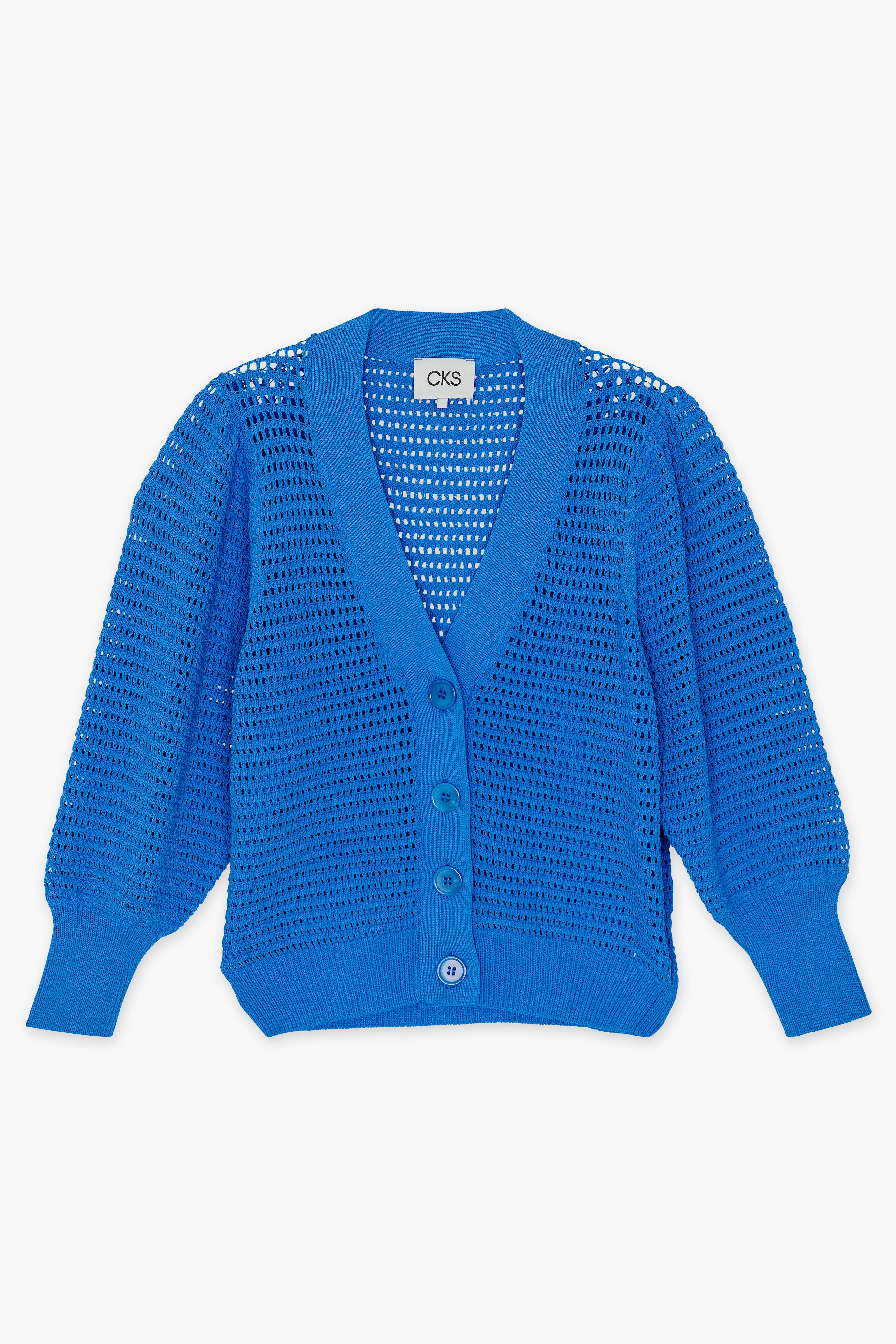 CKS Dames - PEXA - cardigan - blauw