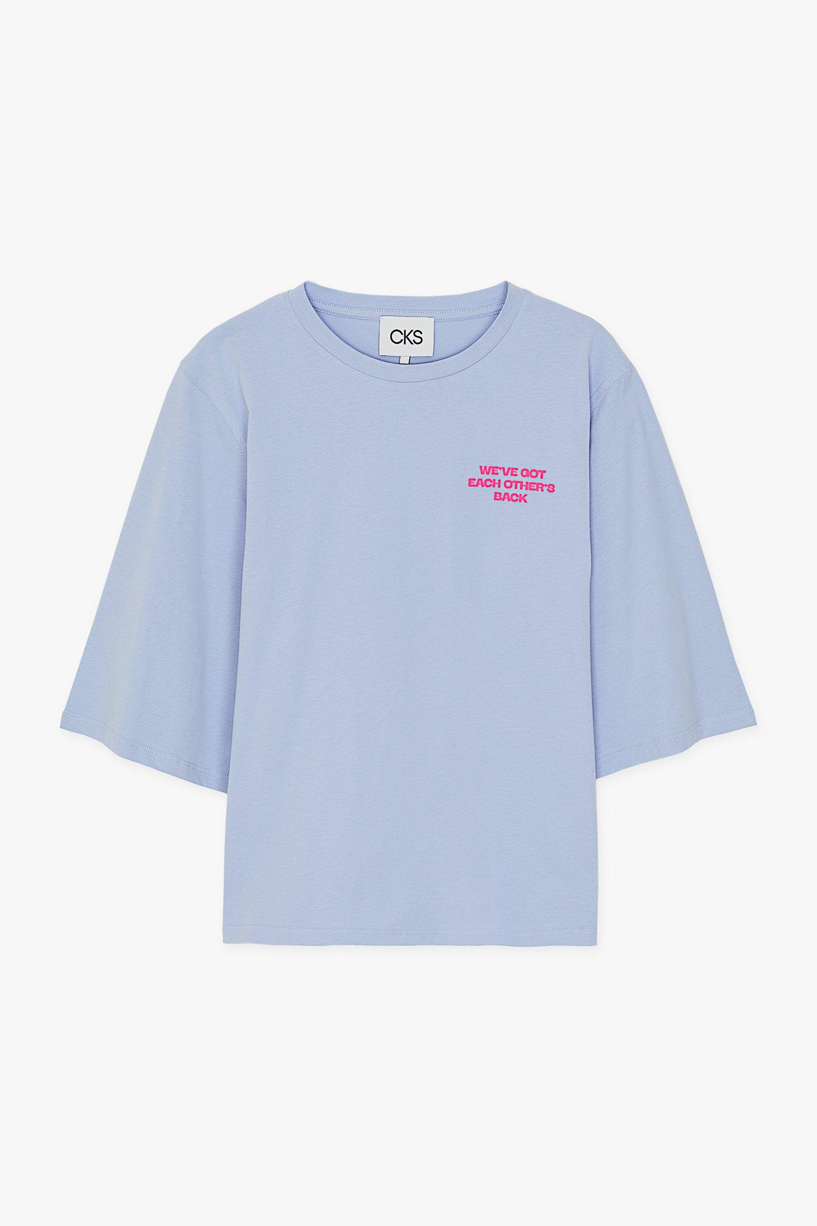 CKS Dames - FIERCE - t-shirt à manches courtes - bleu clair