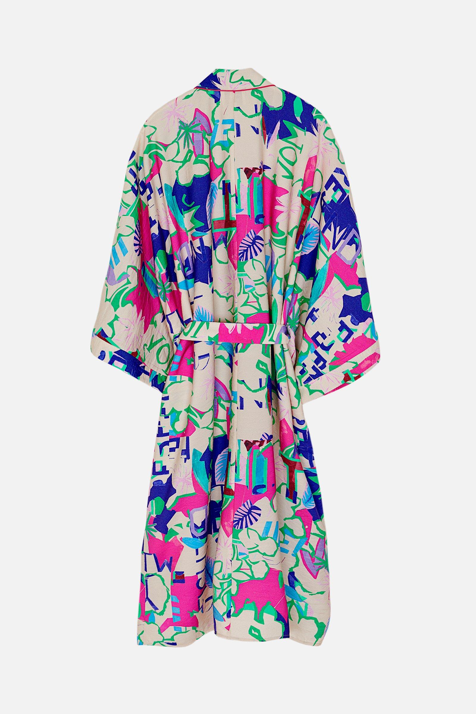 CKS Dames - QUEEN - kimono - intens roze