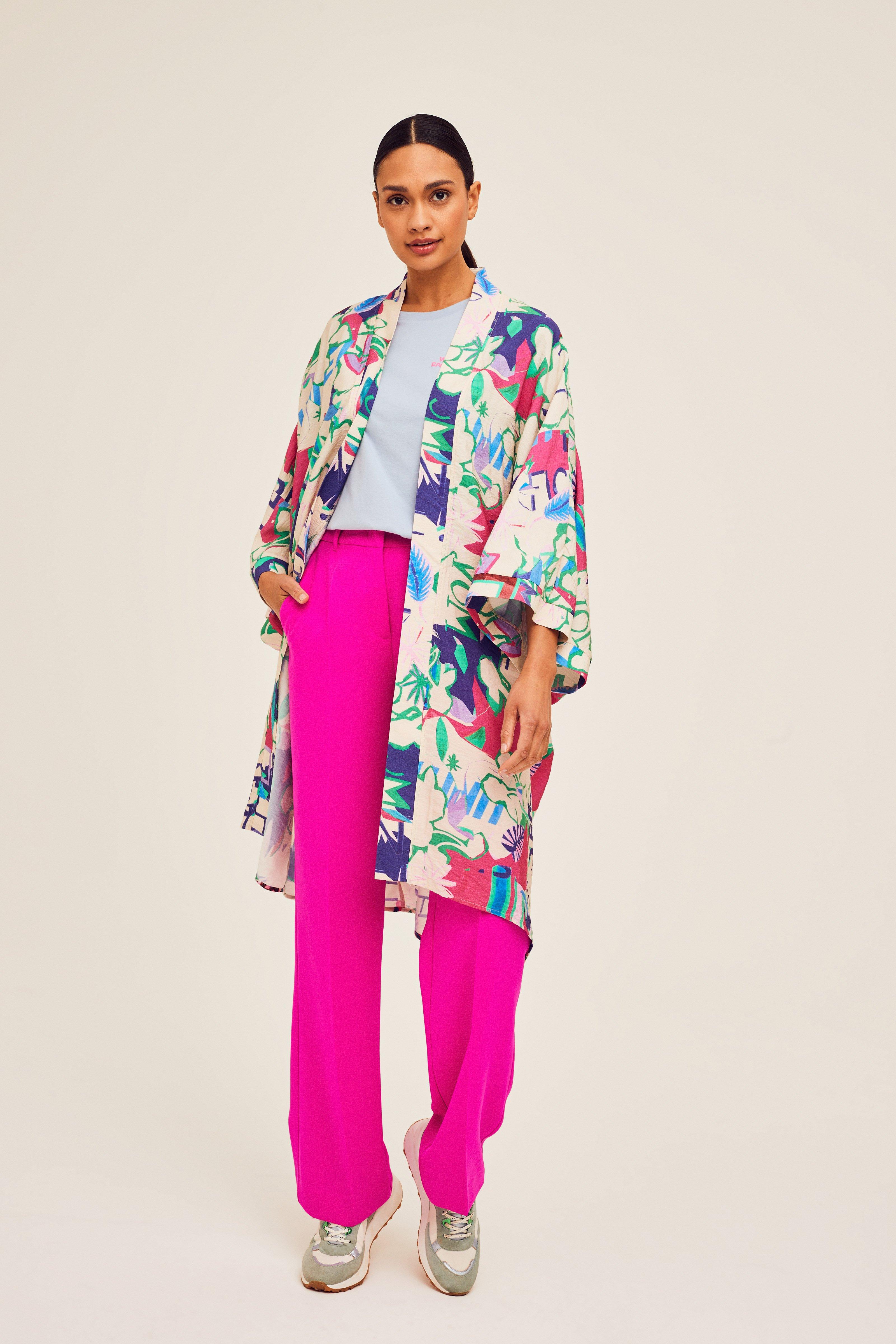 CKS Dames - QUEEN - kimono - intens roze