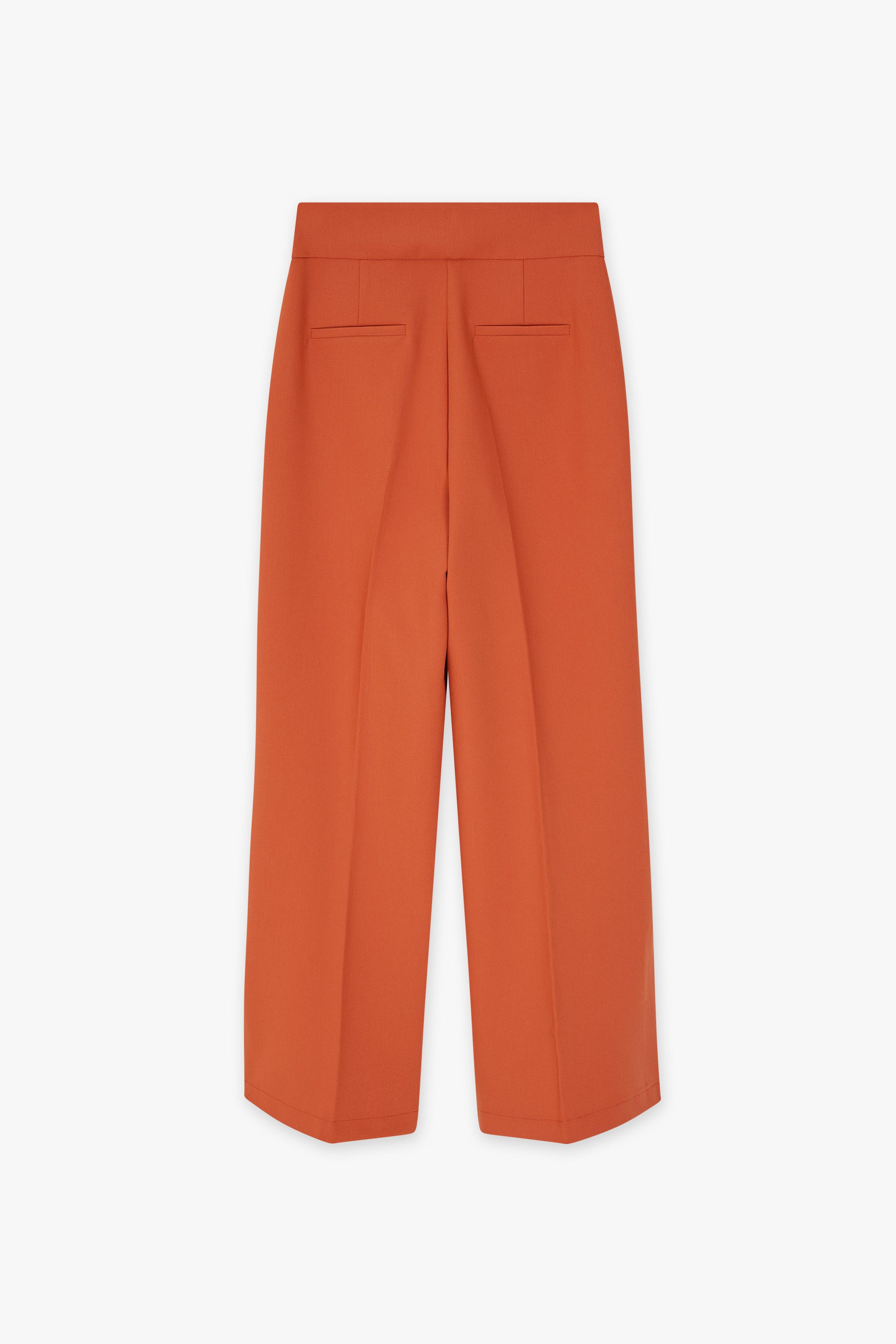 CKS Dames - TAIFO - long trouser - terracotta