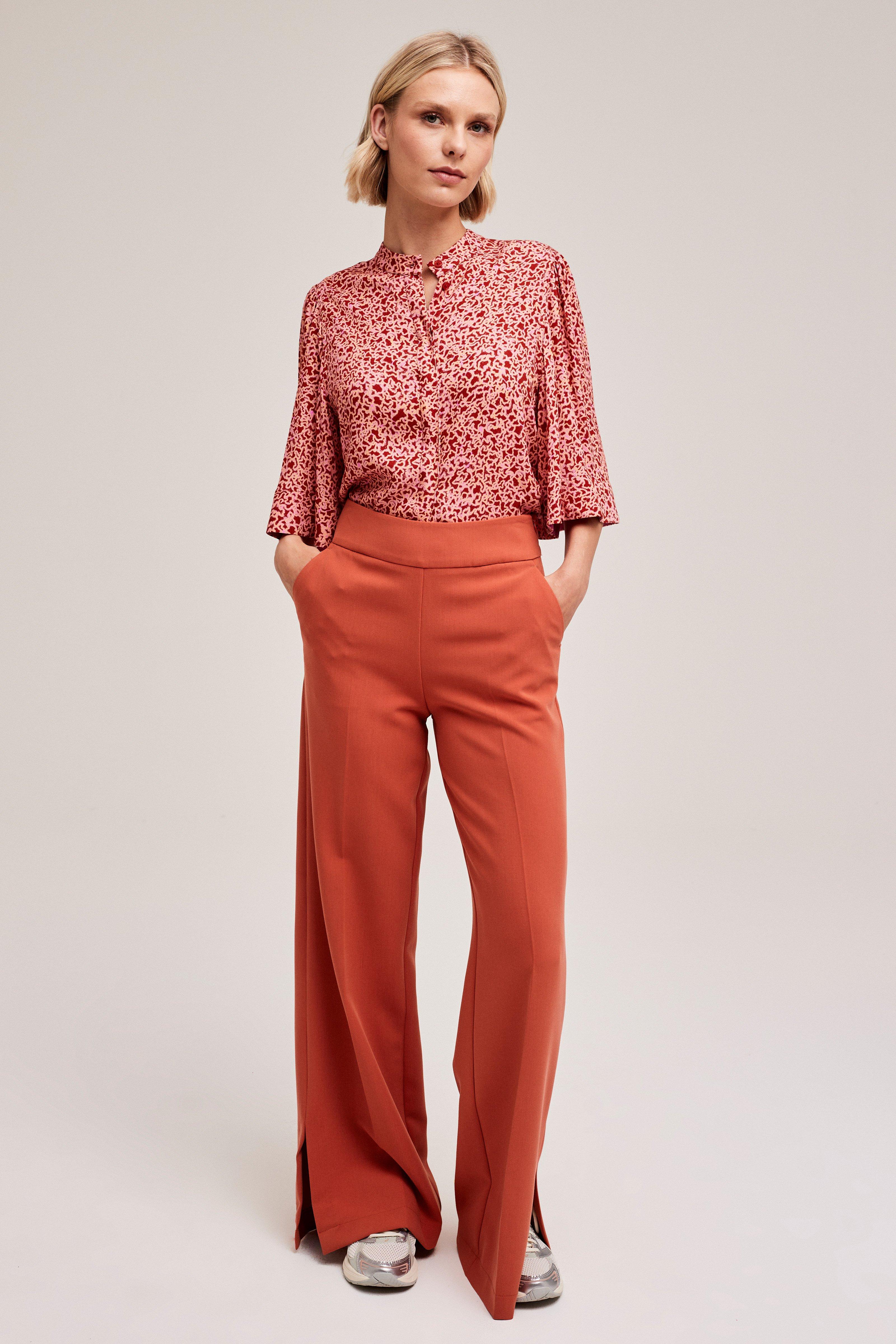 CKS Dames - TAIFO - long trouser - terracotta
