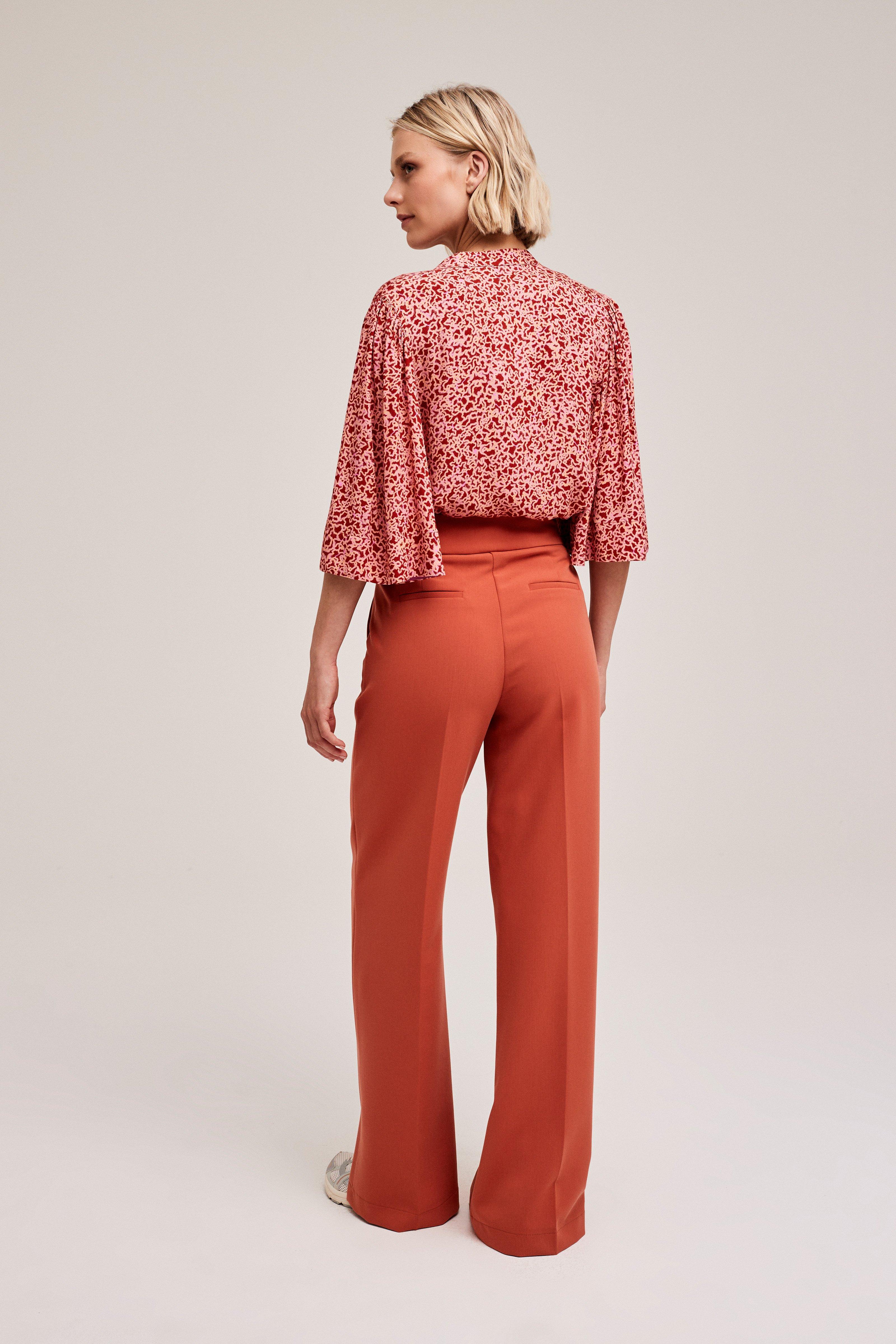 CKS Dames - TAIFO - long trouser - terracotta