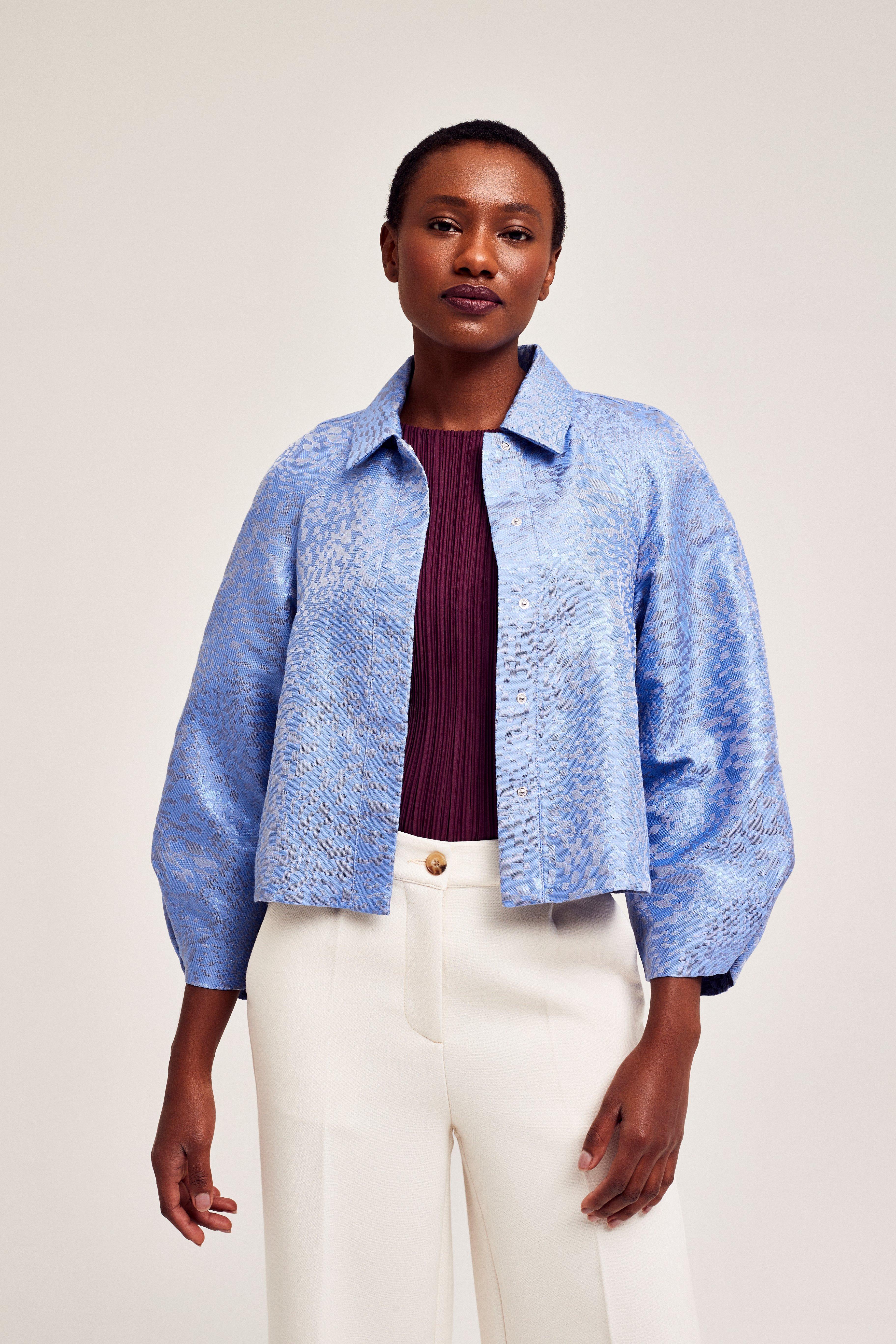 CKS Dames - BAIRA - veste fantaisie - lilas