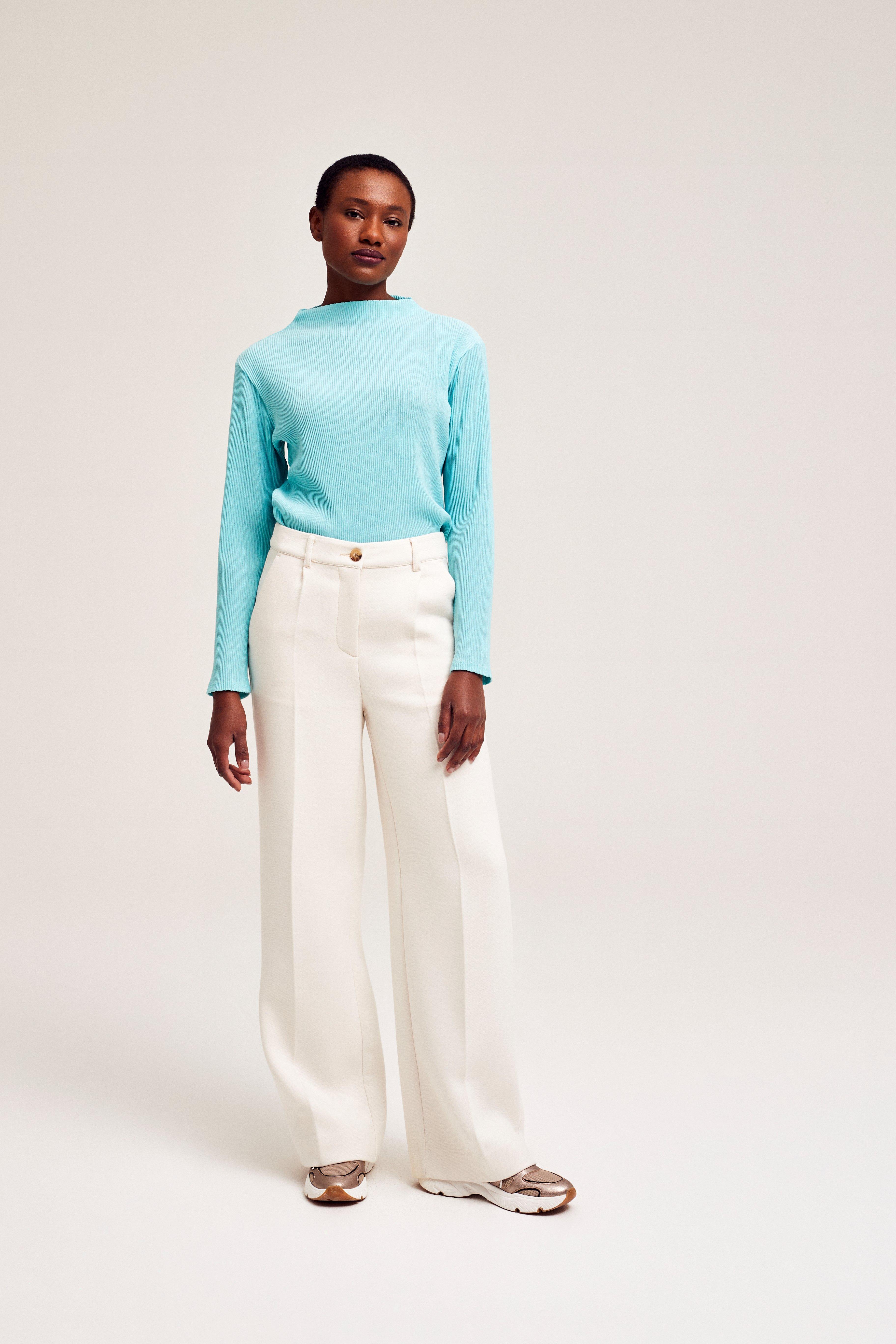 CKS Dames - TIBO - blouse short sleeves - light blue